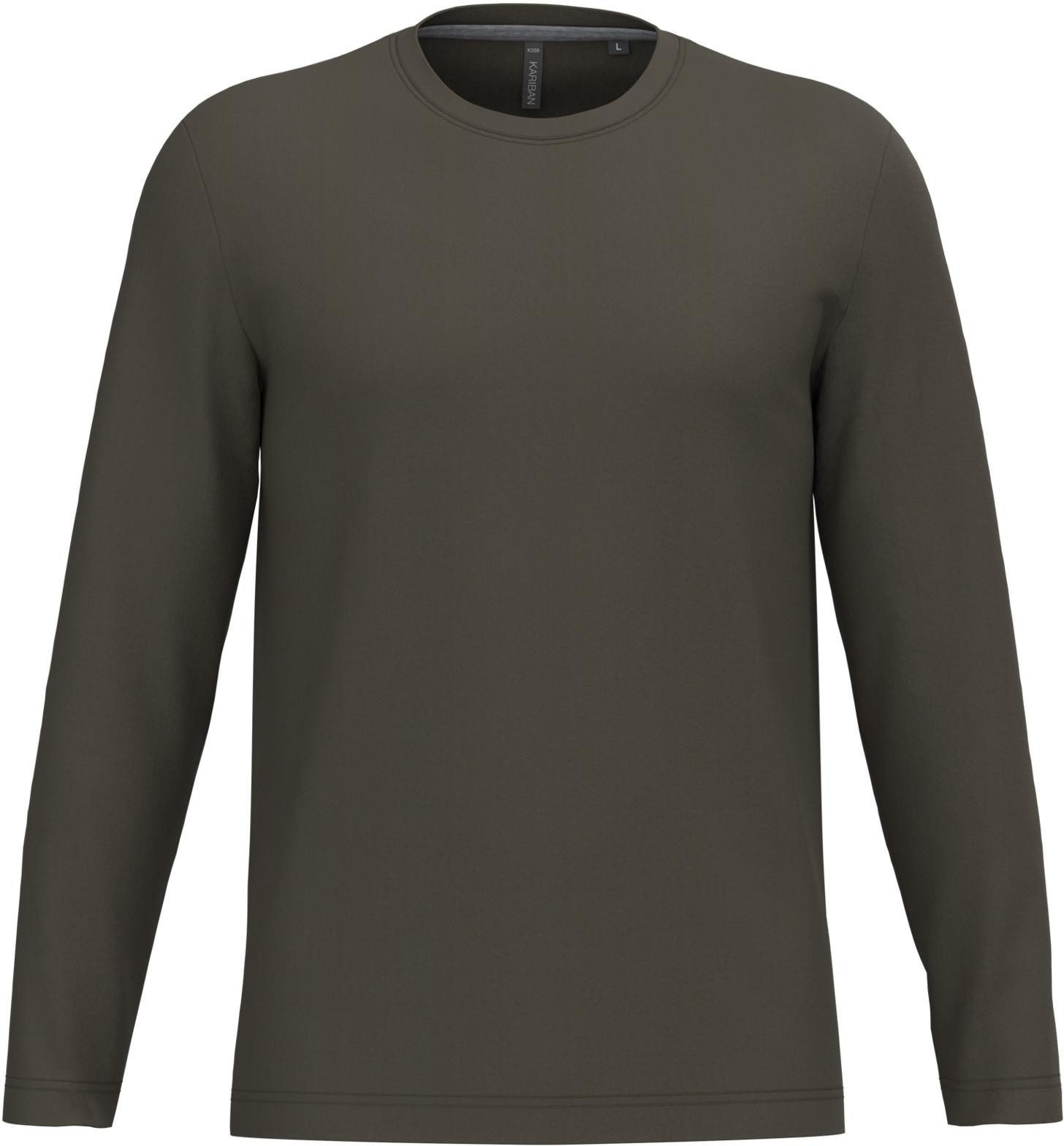Kariban Langarmshirt Herren Langarmshirt Men's long-sleeved crew neck T-shirt