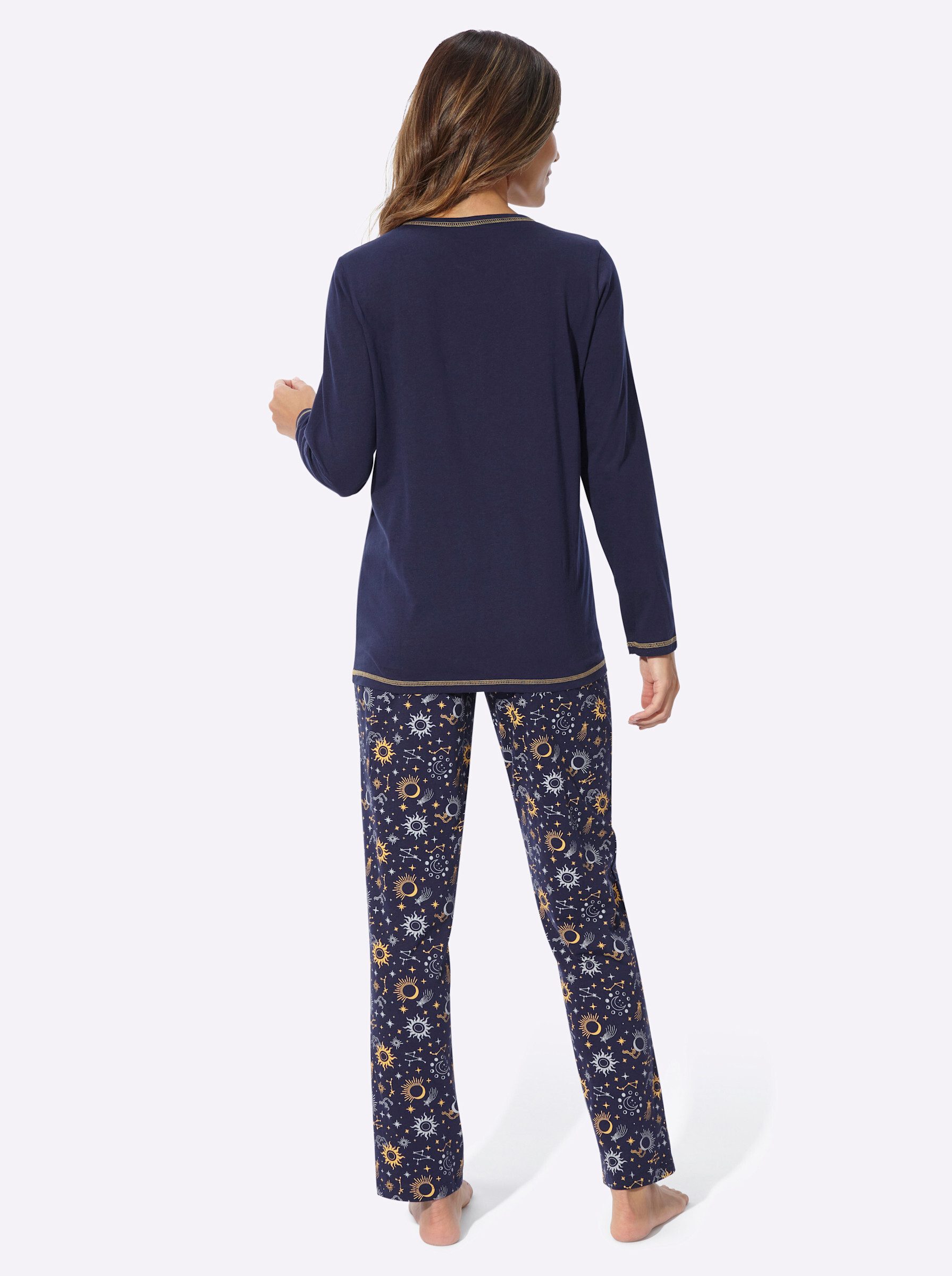 Sieh an! Schlafanzug Schlafanzug Langarm