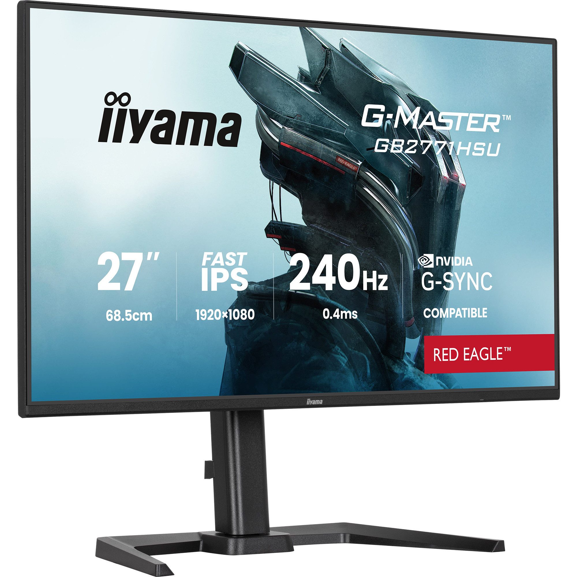 Iiyama iiyama G-Master GB2771HSU-B1 Red Eagle, TFT-Monitor (1920 x 1080 px)