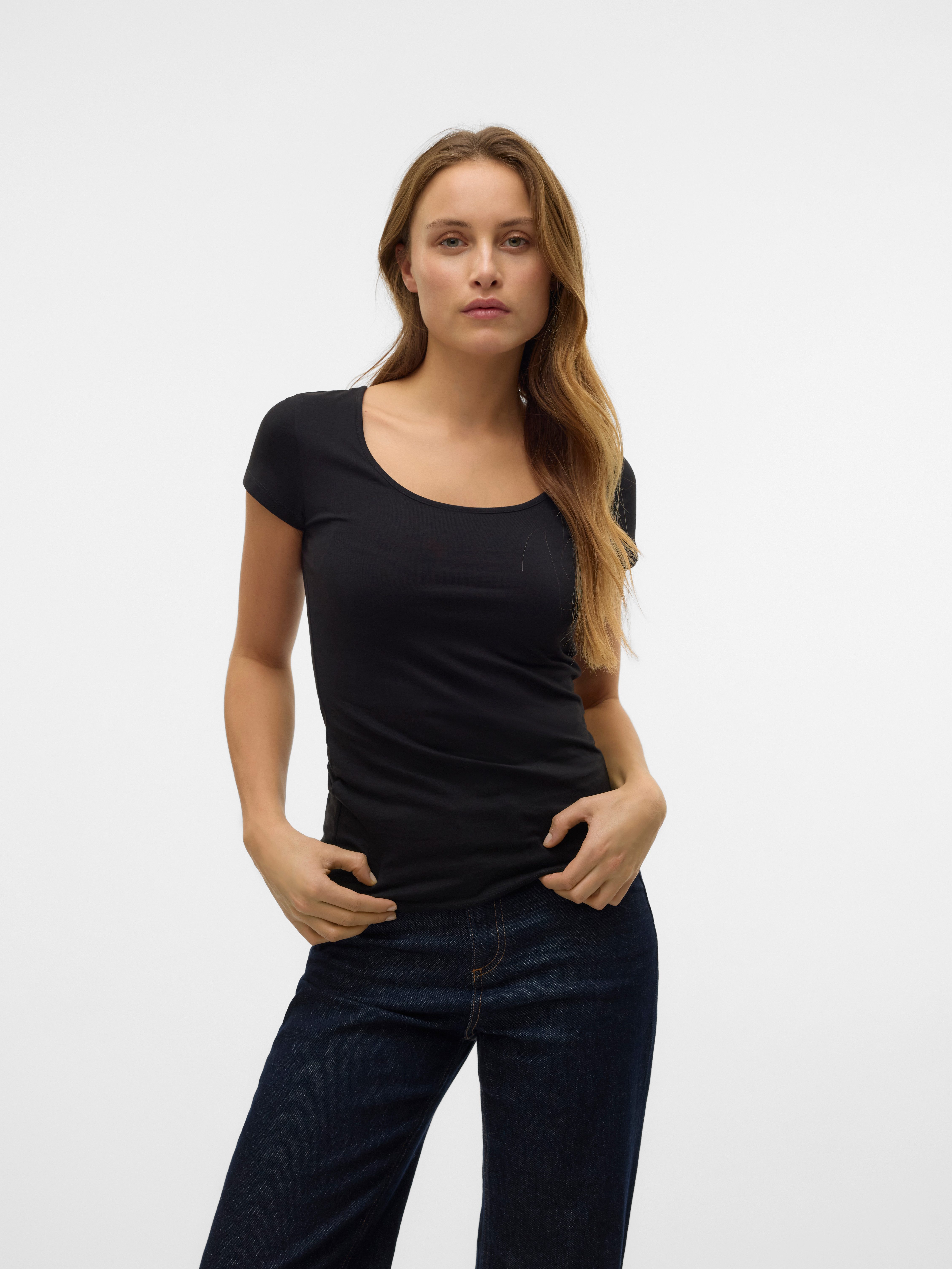 Vero Moda Rundhalsshirt VMMAXI MY SOFT günstig online kaufen