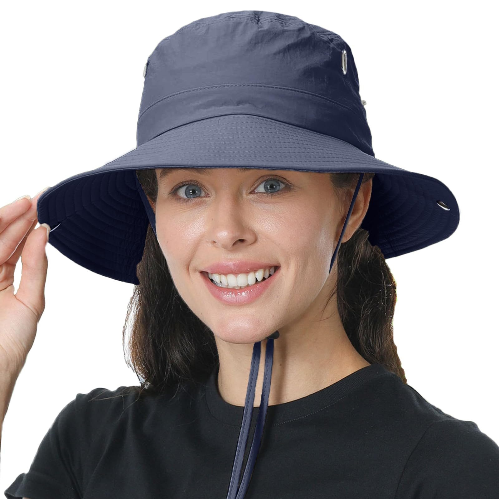 MOPUEA Sonnenhut Sonnenhut UV50+ Schutz Outdoor Faltbar Atmungsaktiv Schnell Trocknend