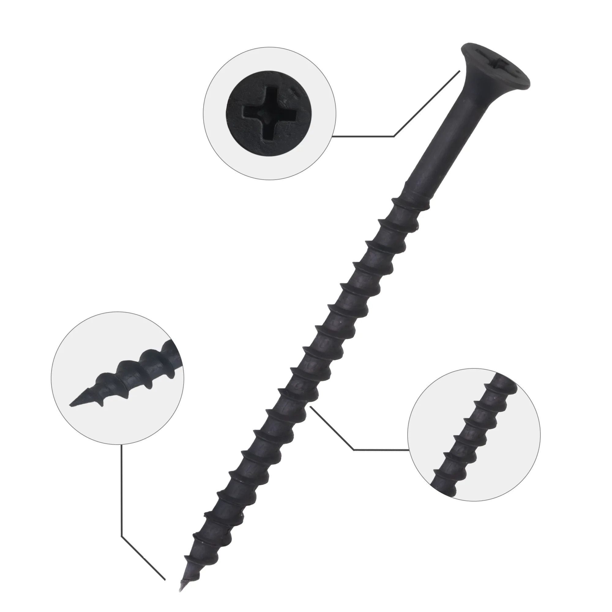 Prima-Online Schnellbauschraube Schnellbauschrauben 1 kg Grobgewinde PH2, 4,2 x 70 mm