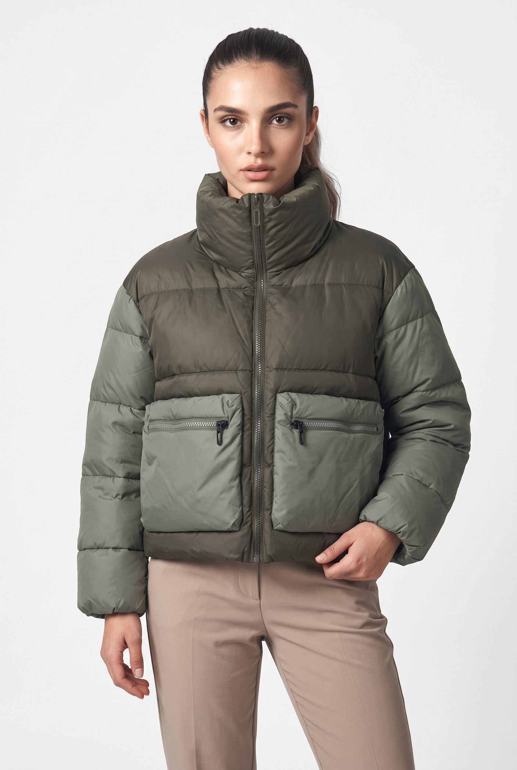 CMP Steppjacke WOMAN JACKET Oversize-Schnitt, Warm wattiert, Clima Protect® Schutz