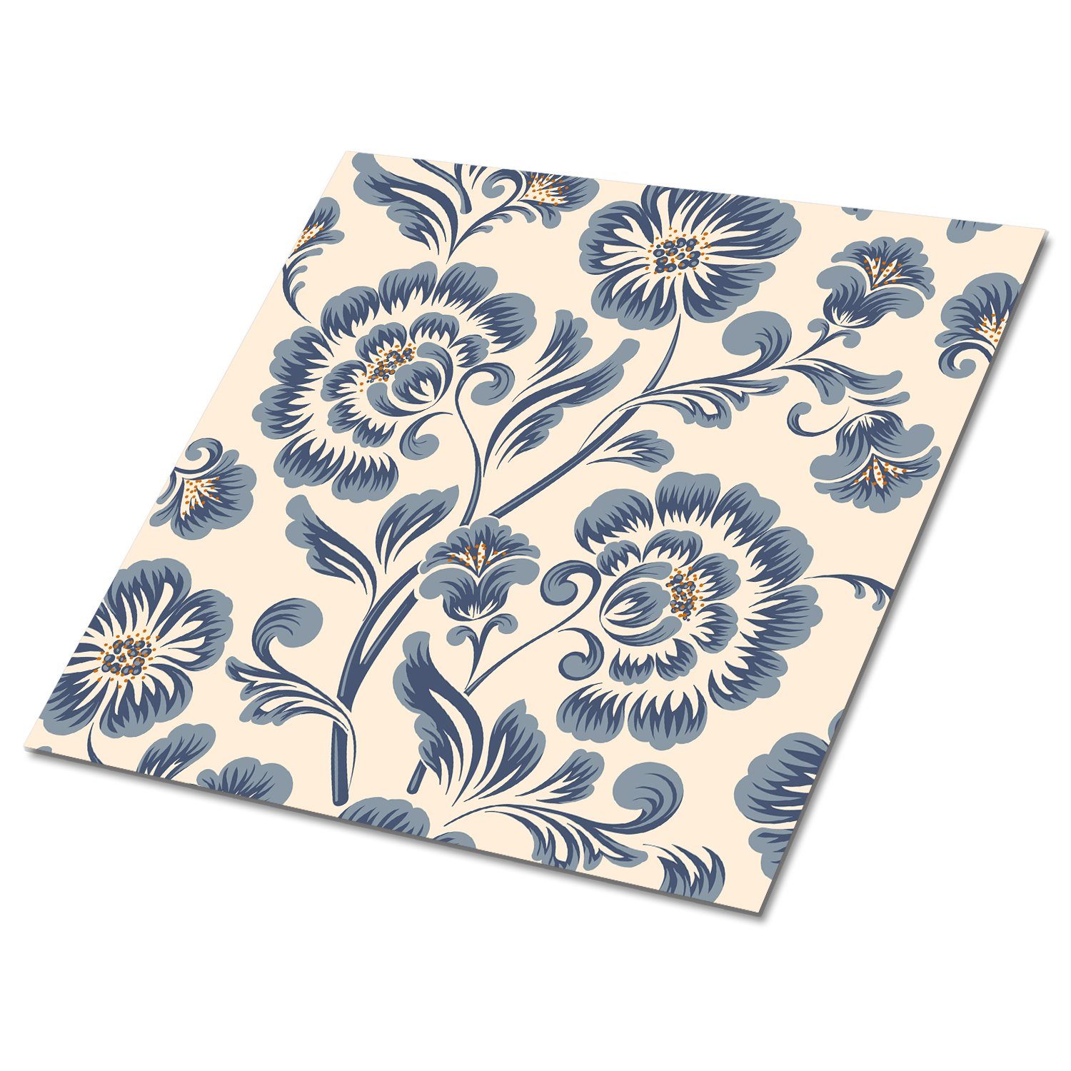 Tulup Vinylfliesen Selbstklebende Fliesen Platten PVC 30 cm x 30 cm Wandpaneele 9 Stück, Selbstklebende PVC-Fliesen