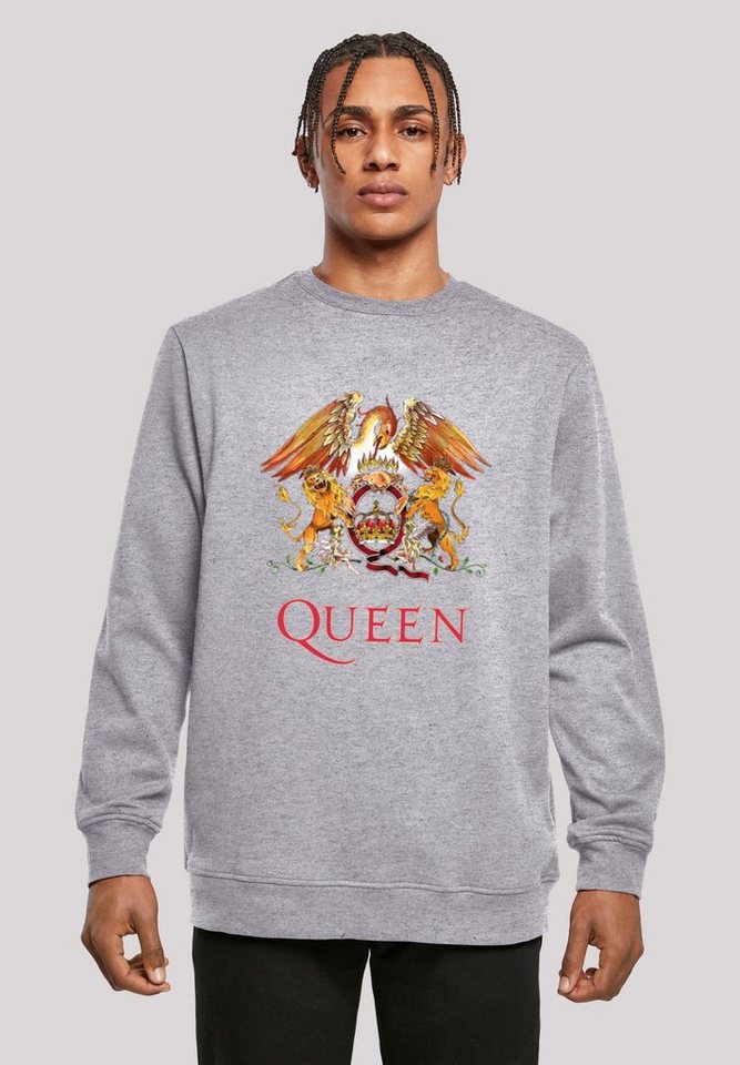 F4NT4STIC Kapuzenpullover Queen Rockband Classic Crest Black Print, Basic  Crewneck, entspannter Look, Regular Fit | Hoodies