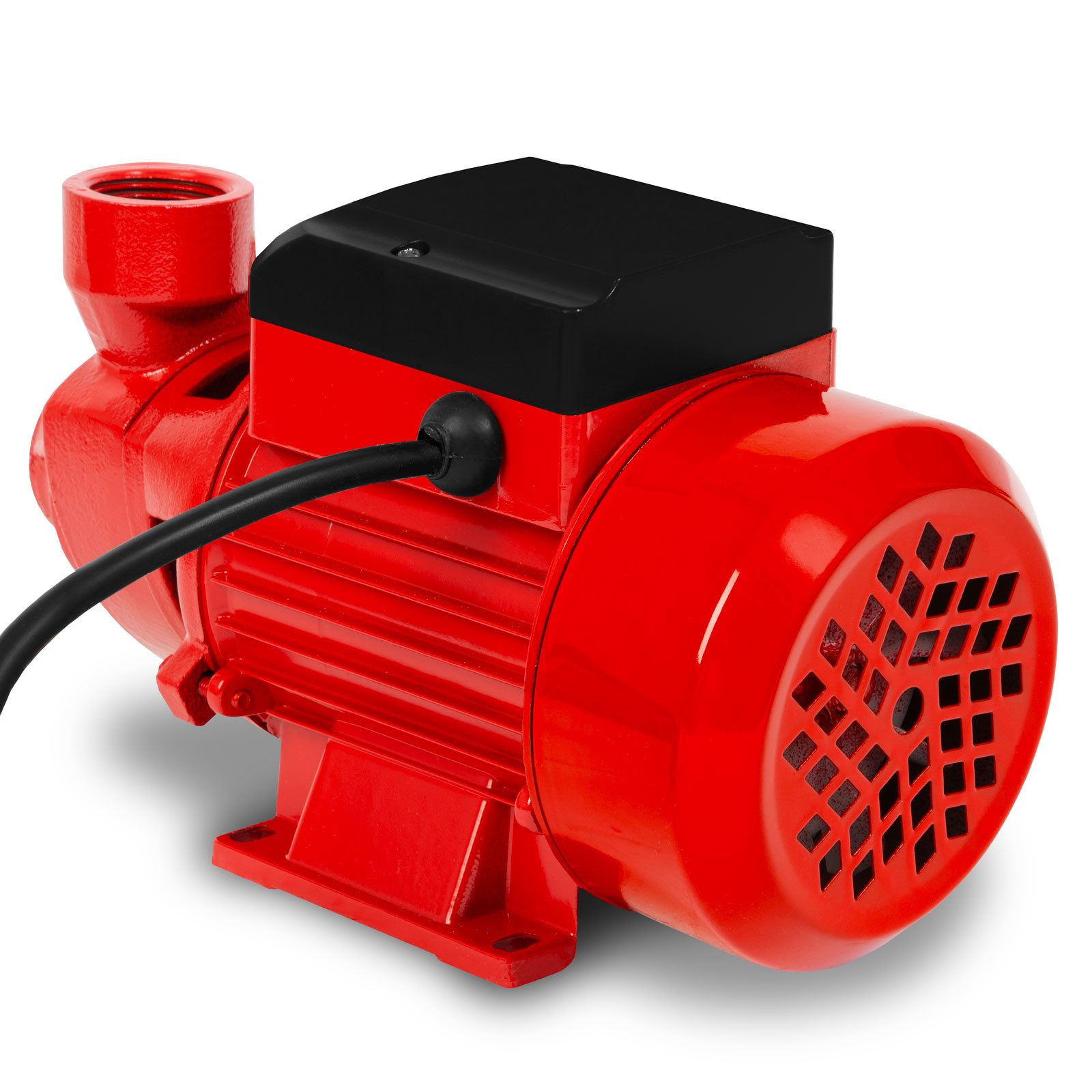EBERTH Wasserpumpe Gartenpumpe Kreiselpumpe Saugpumpe, 1 Zoll Anschluss, 750 Watt Leistung, 8m Ansaughöhe
