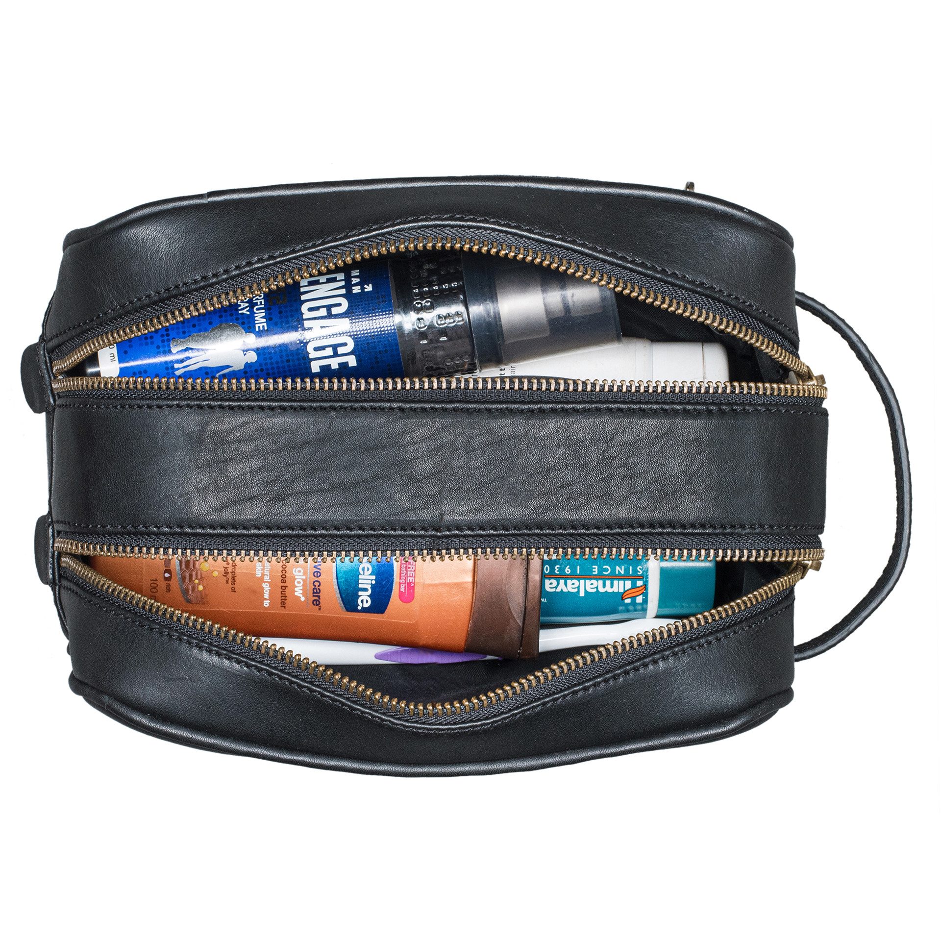 Benthill Kulturbeutel Echt Leder Kosmetiktasche weiche günstig online kaufen