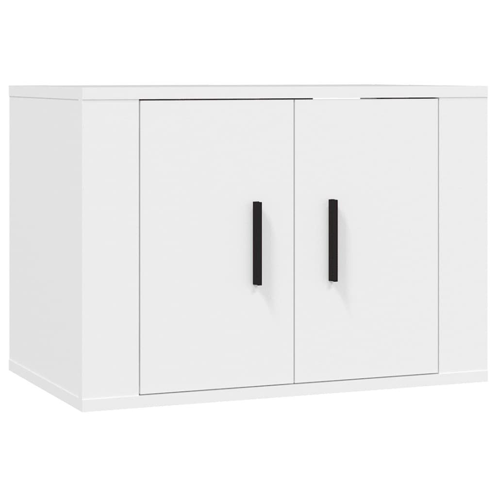 furnicato TV-Schrank 57x34,5x40 TV-Wandschrank Weiß cm