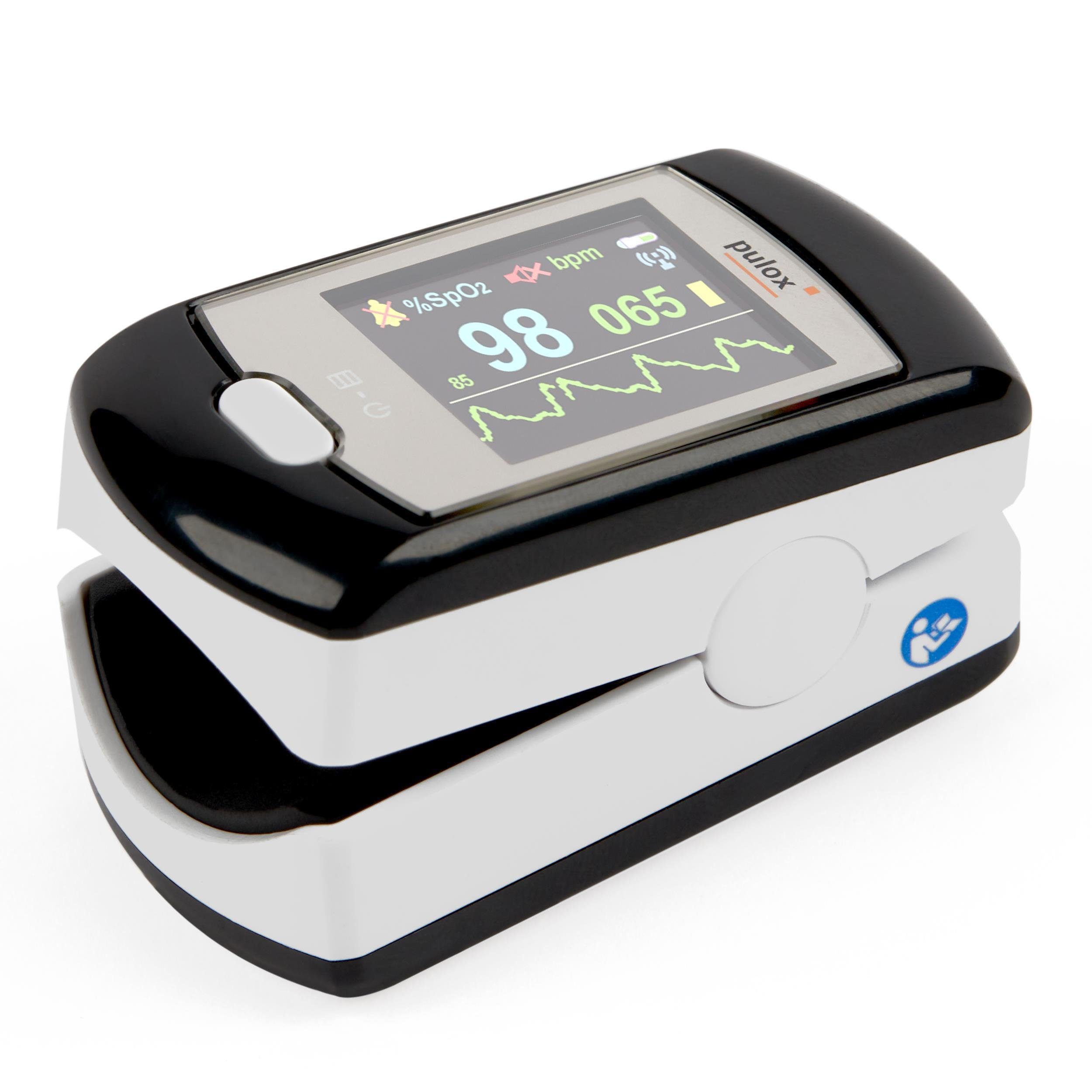 Pulsoximeter PO-300 mit Alarm, Pulston inkl. Software