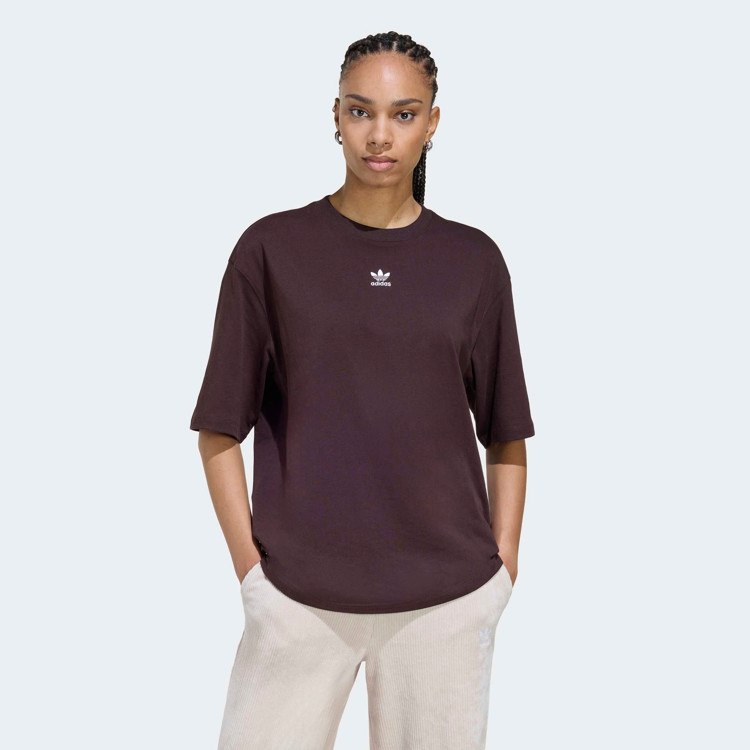 adidas Originals T-Shirt ESS BOYFR TEE sportlicher Stil, Kurzarm, aus Baumw günstig online kaufen