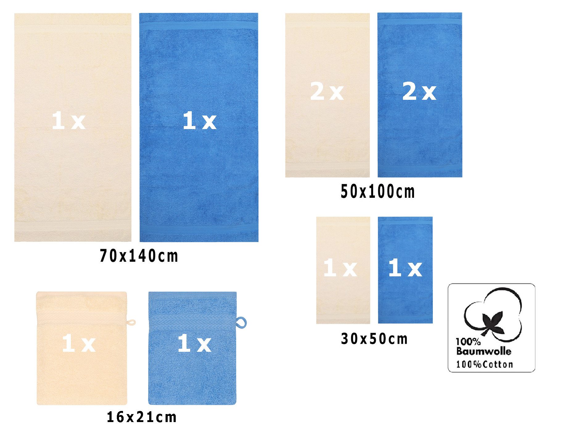 Betz Handtuch Set 10-TLG. Premium Farbe günstig online kaufen
