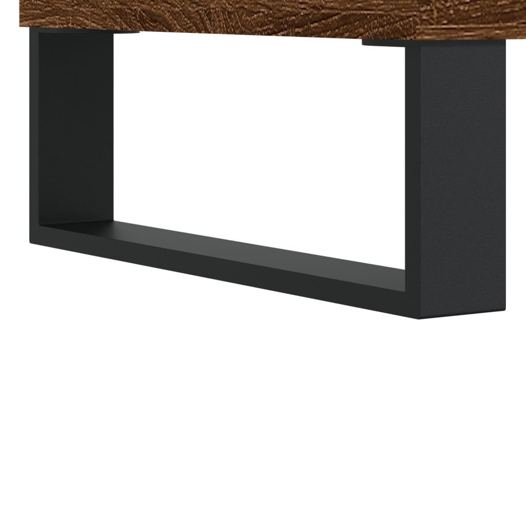 cm Eiche 69,5x34x90 St) Braune Eichen-Optik Braun vidaXL Sideboard Holzwerkstoff (1 Sideboard