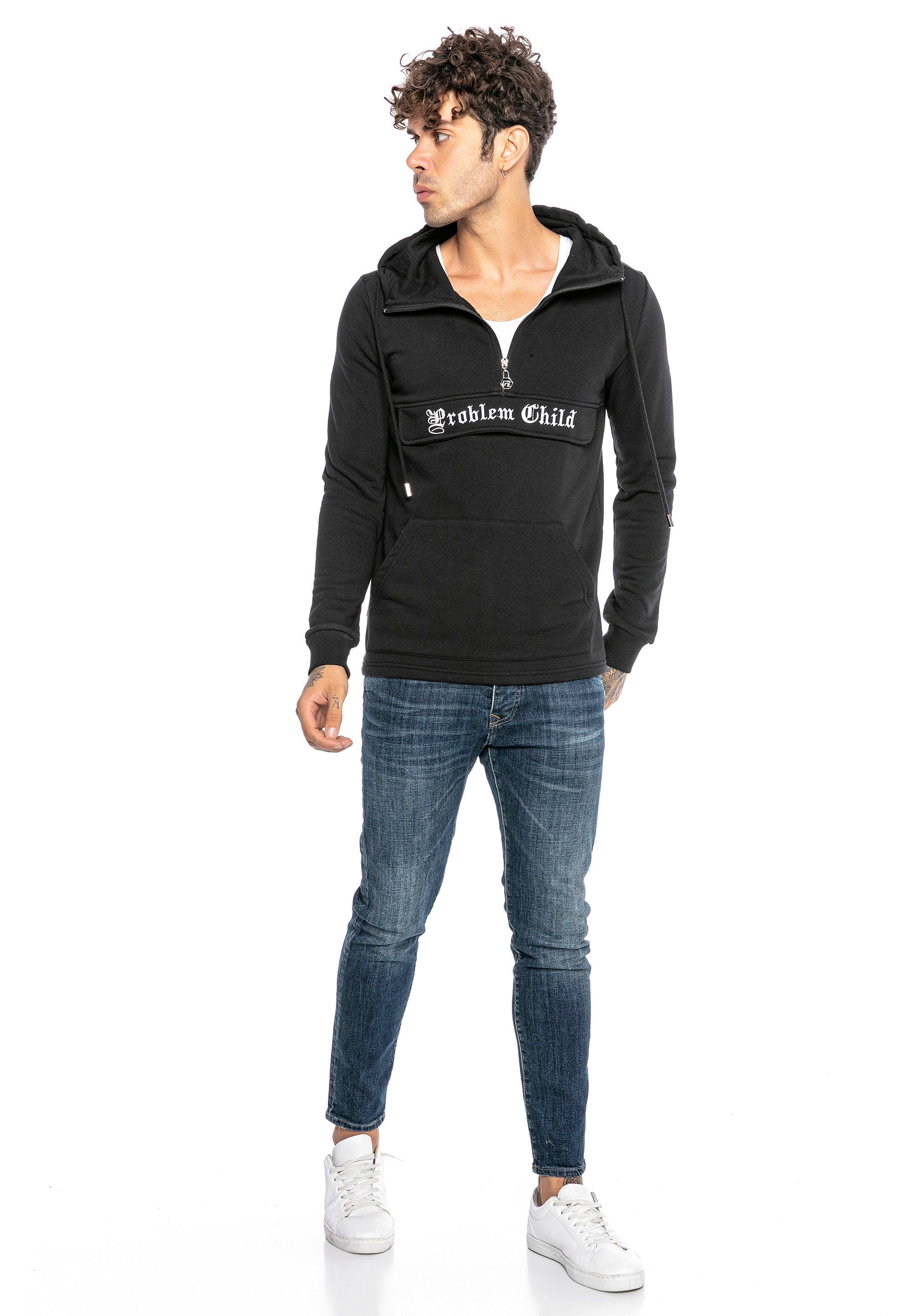 Kapuzensweatshirt trendigem Cambridge RedBridge mit Taschenlook