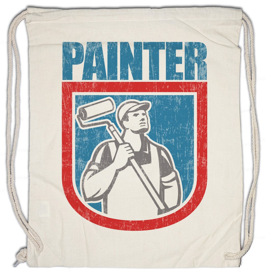 Turnbeutel Painter I Turnbeutel Maler Artist Lackierer Handwerk Künstler