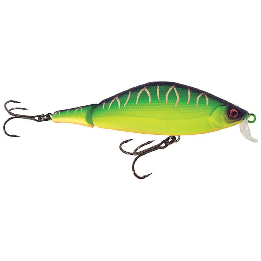 Fox Rage Kunstköder Fox Rage Gonzo Wobbler 8cm 10g, (1-St), Mit eingebauter attraktiver Kugelrassel, Flachlaufendes Modell, welches bis zu 1m Tiefe taucht, Durchweg hochqualitativ gefertigt UV Fire Tiger | Kunstköder