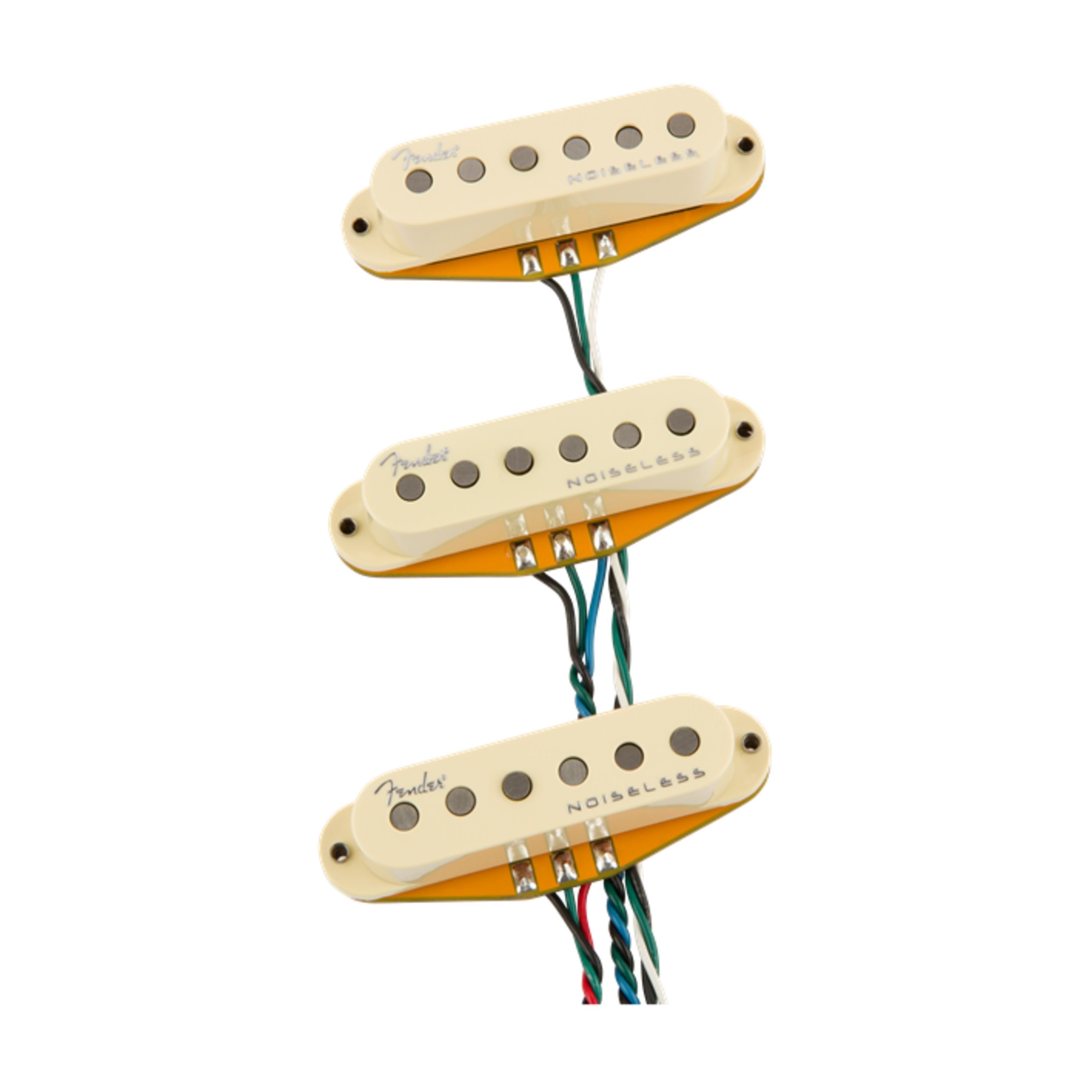 Fender Tonabnehmer, (E-Gitarre Tonabnehmer, Single-Coil), Gen 4 Noiseless Stratocaster Pickups - Single Coil Tonabnehmer für