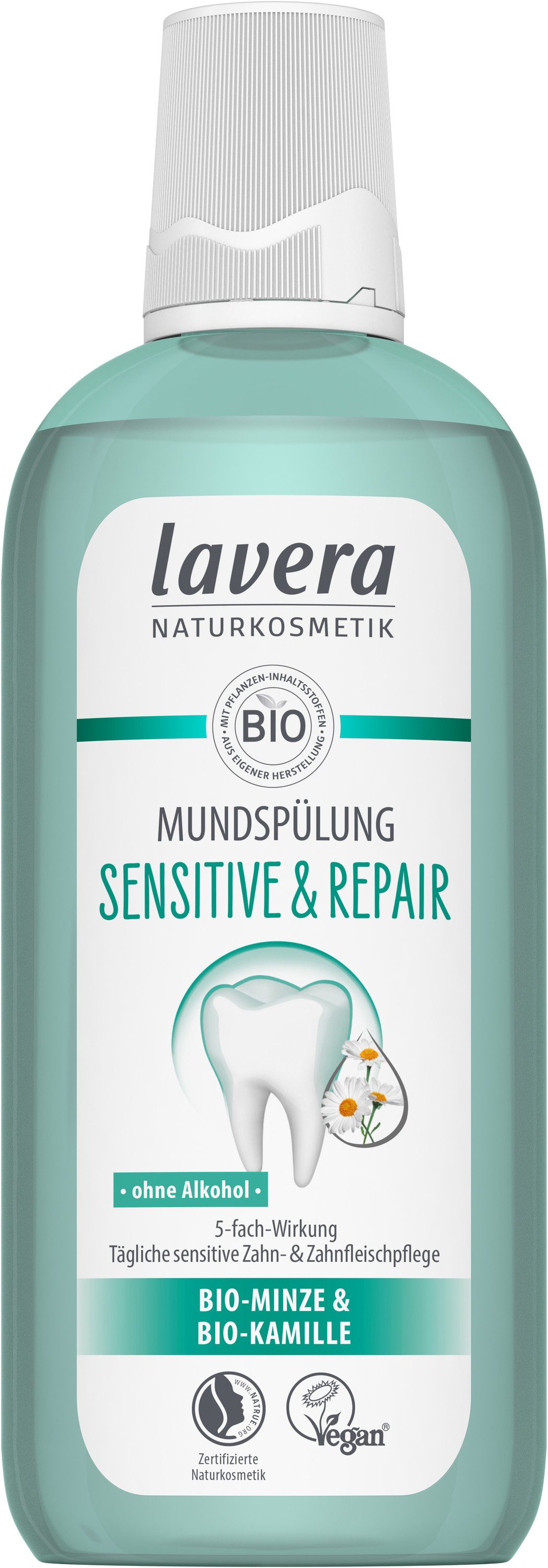 lavera Mundspülung Mundspülung Sensitive & Repair, (1-tlg)