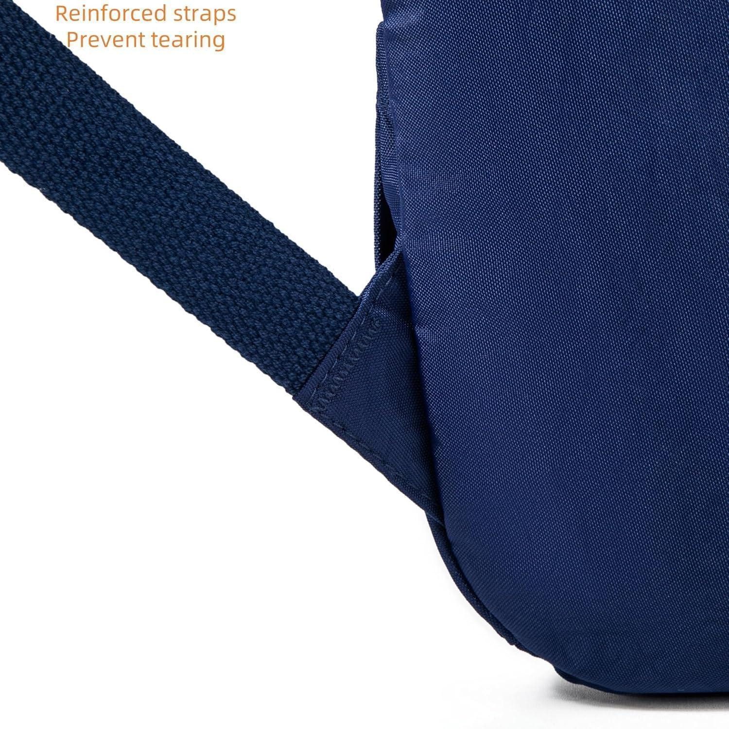 LuxusKollektion Minirucksack Rucksack Damen Mini Leicht Schultertasche Daypack 7L Blau