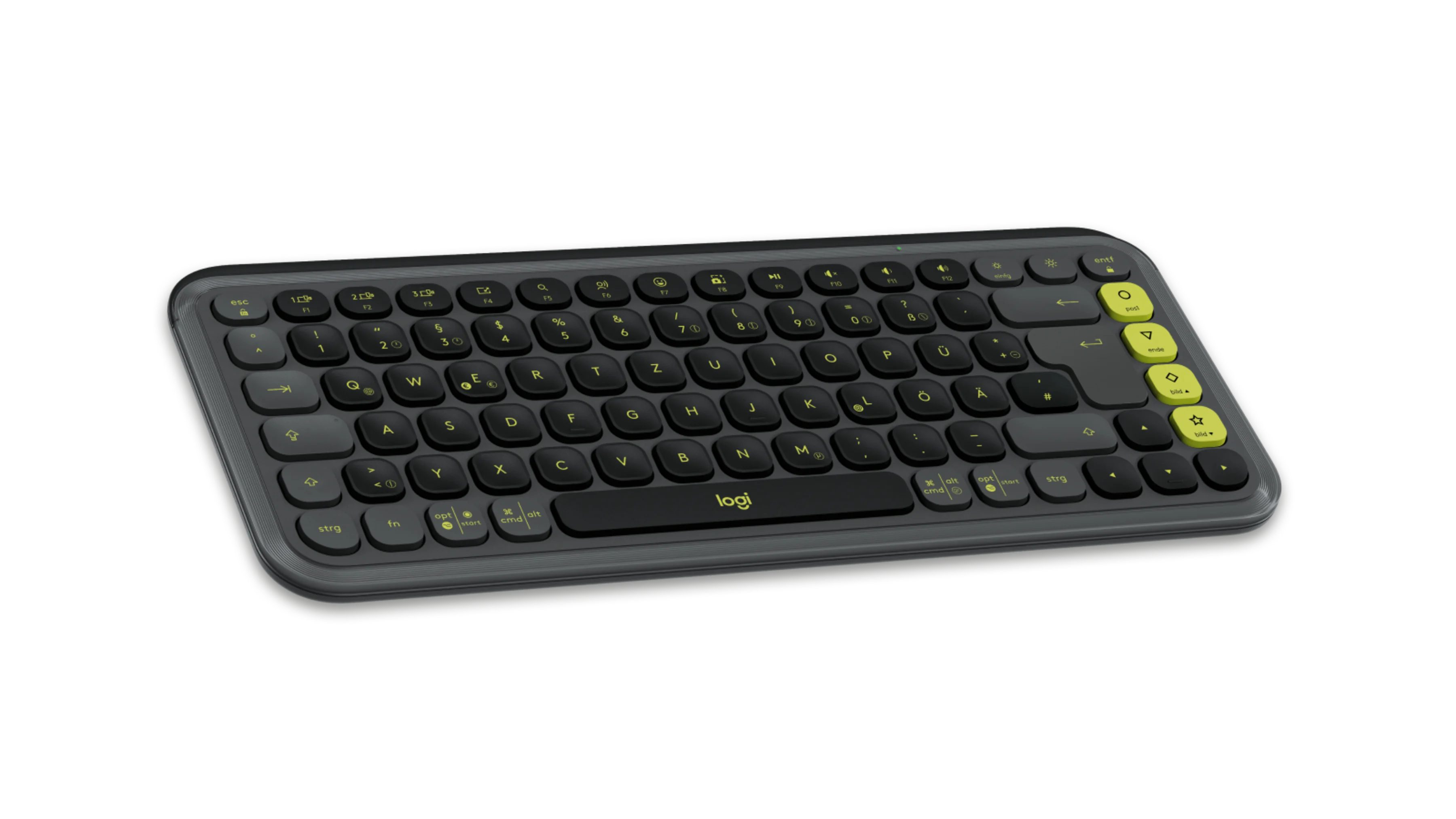 Logitech POP ICON COMBO - GRAPHITE - DEU - CENTRAL-419 Gaming-Tastatur (Hergestellt aus recyceltem Kunststoff)