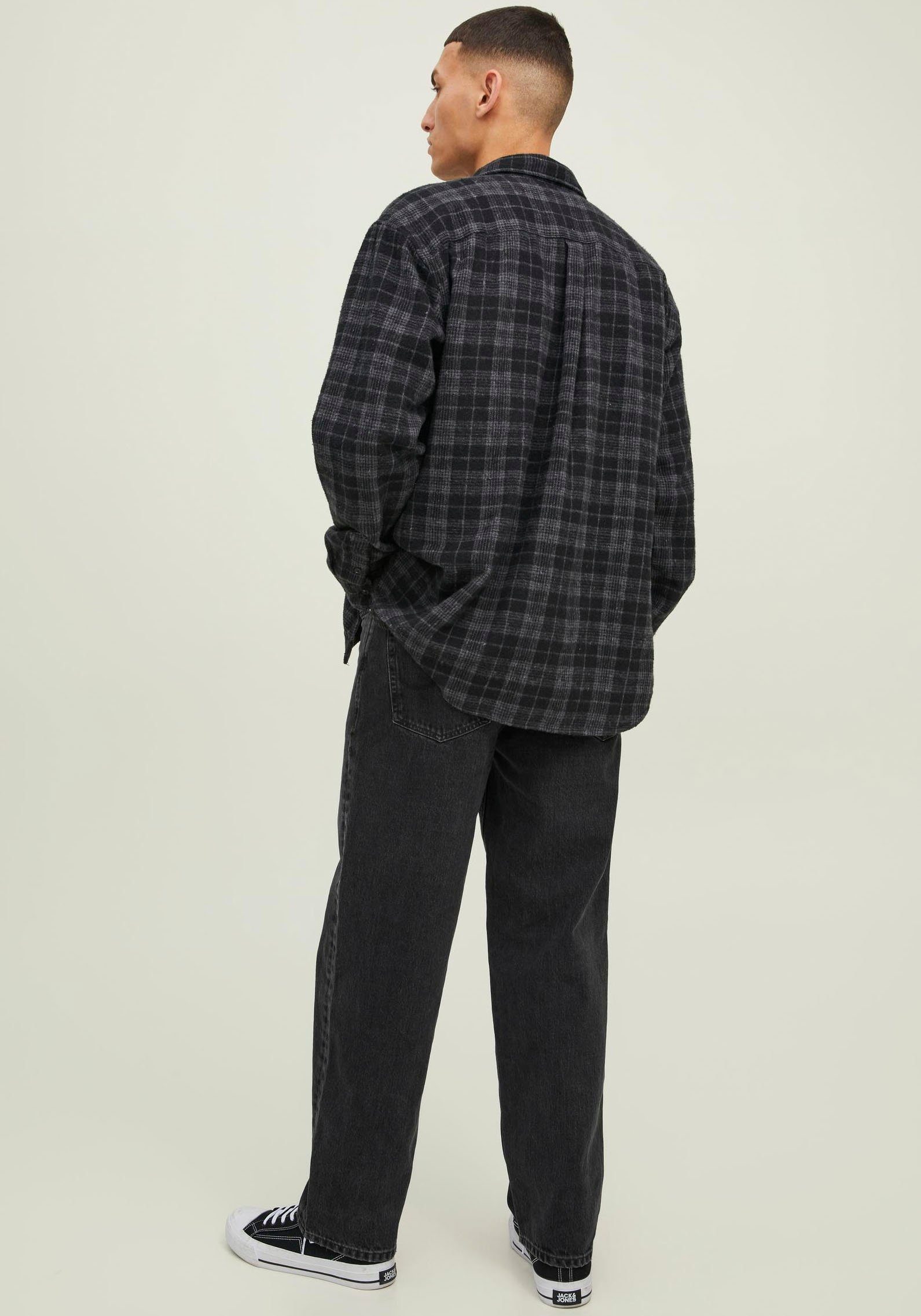 Jack JJIEDDIE denim Jones JJORIGINAL Loose-fit-Jeans MF black & 710