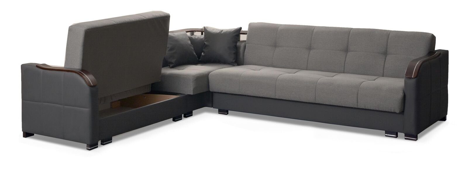 Textil L-Form Sofas Ecksofa, Sofas Design Neu JVmoebel Stoff Ecksofa Möbel Couch Luxus