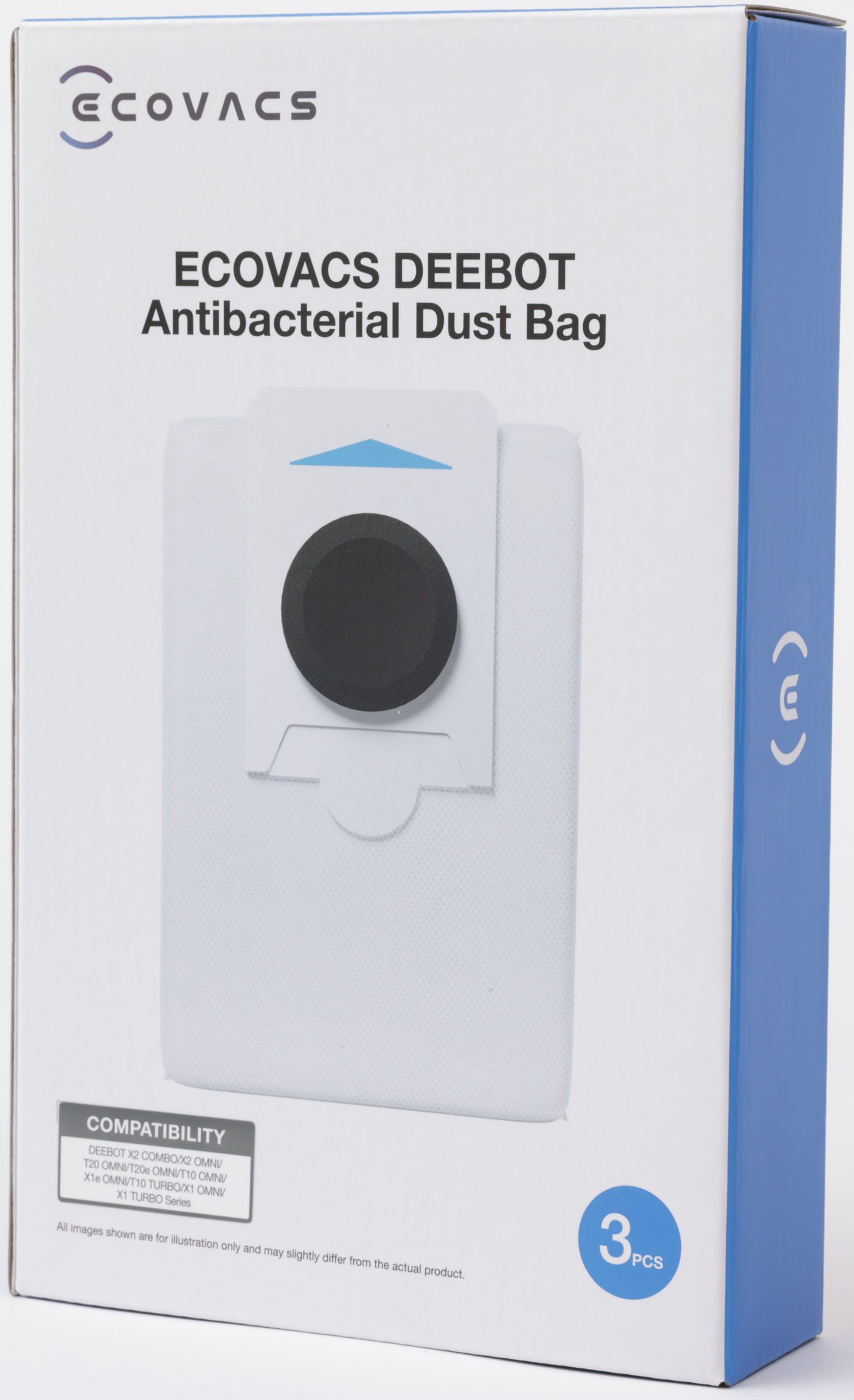 ECOVACS Staubsaugerbeutel DDB030028, passend für ECOVACS, 3 St., antibakteriell