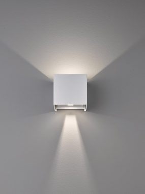 FISCHER & HONSEL LED Wandleuchte Wall, Ein-/Ausschalter, LED fest integriert, Warmweiß