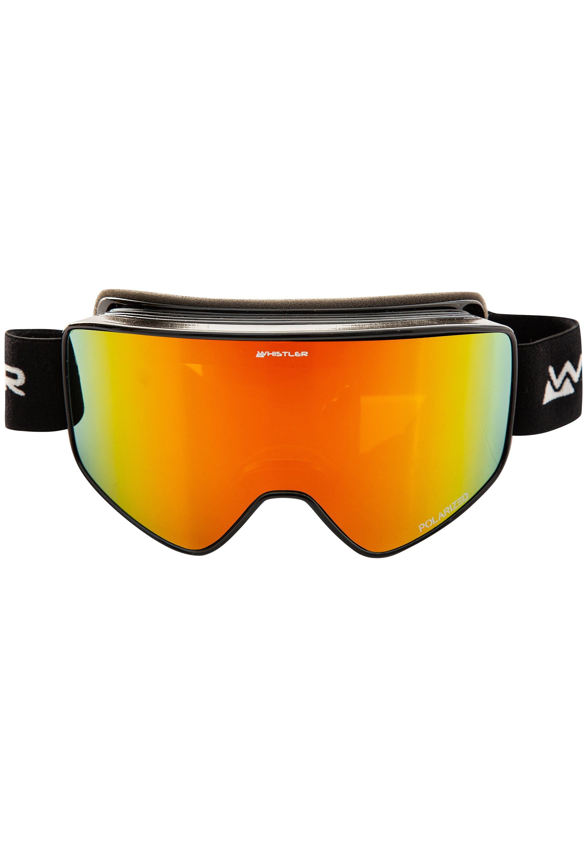 WHISTLER Skibrille WS8500 Polarized OTG Ski Goggle, mit polarisierten  Sport-Gläser