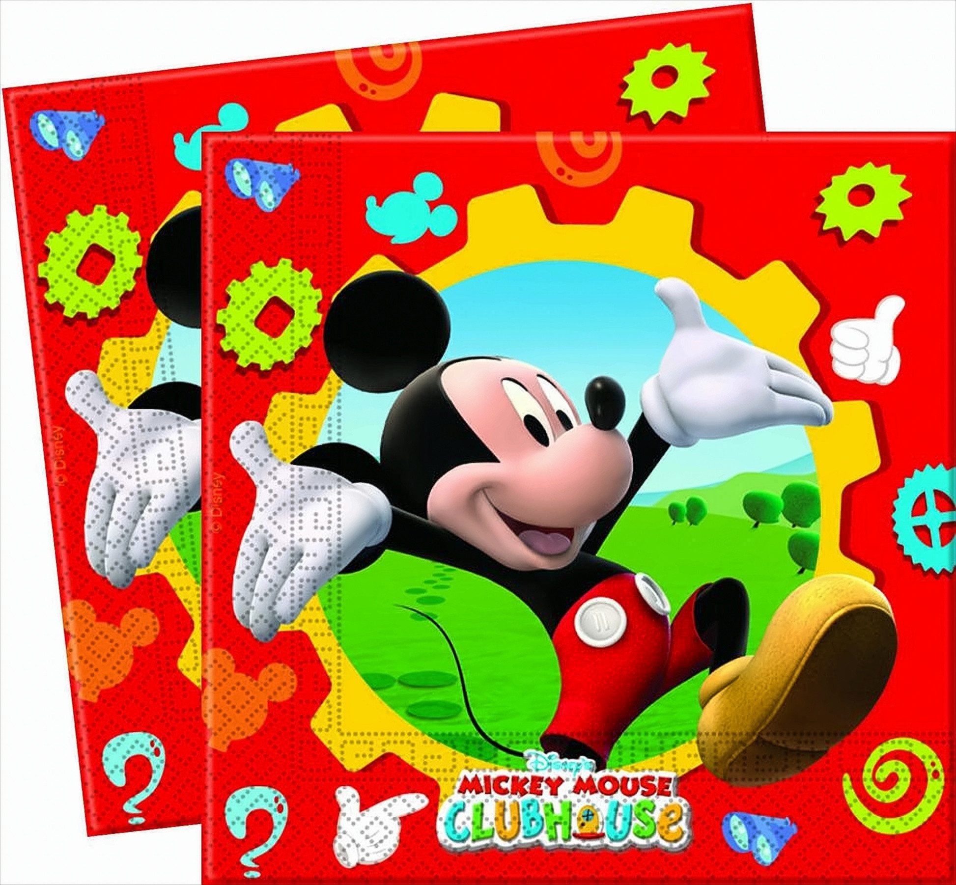 Procos Papierserviette Servietten Mickey Club 20Stk./33cm