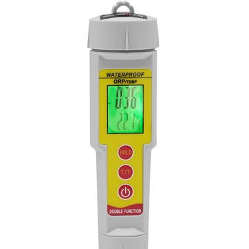 Steinberg Systems pH-Messgerät Redox-Messgerät 0 - 1999 mV ORP-Messgerät Temperatur -50 - 70 °C Pool