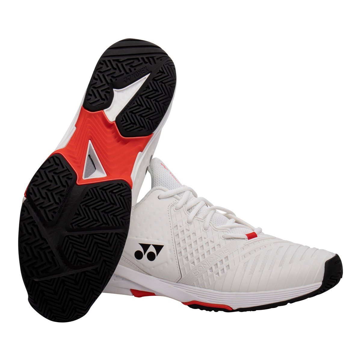 Yonex Sonicage 3 Allcourt (Dämpfung) weiss/rot Herren Tennisschuh