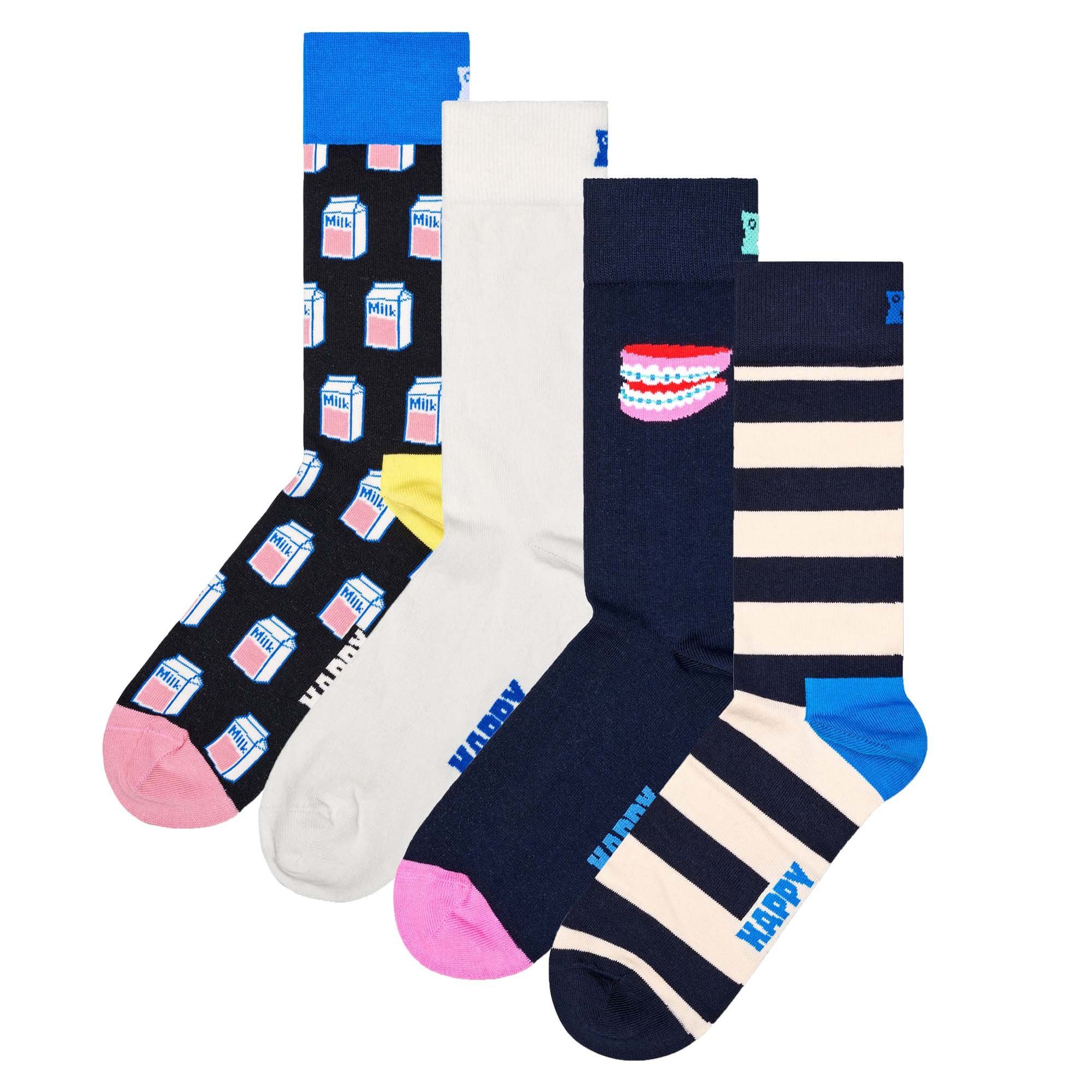 Kurzsocken Unisex Socken 4er Pack Baumwolle