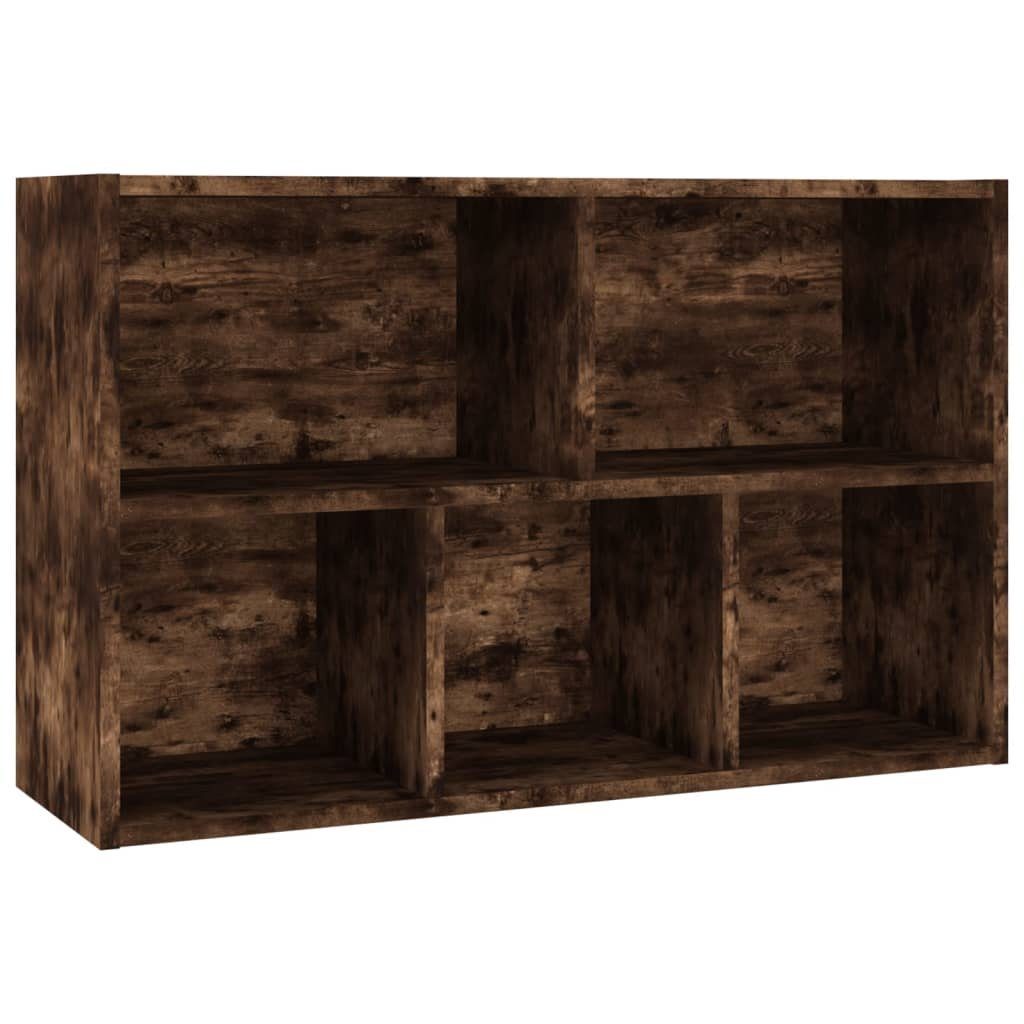 vidaXL Bücherregal 1-tlg. Räuchereiche Holzwerkstoff, cm 50x25x80 Bücherregal/Sideboard