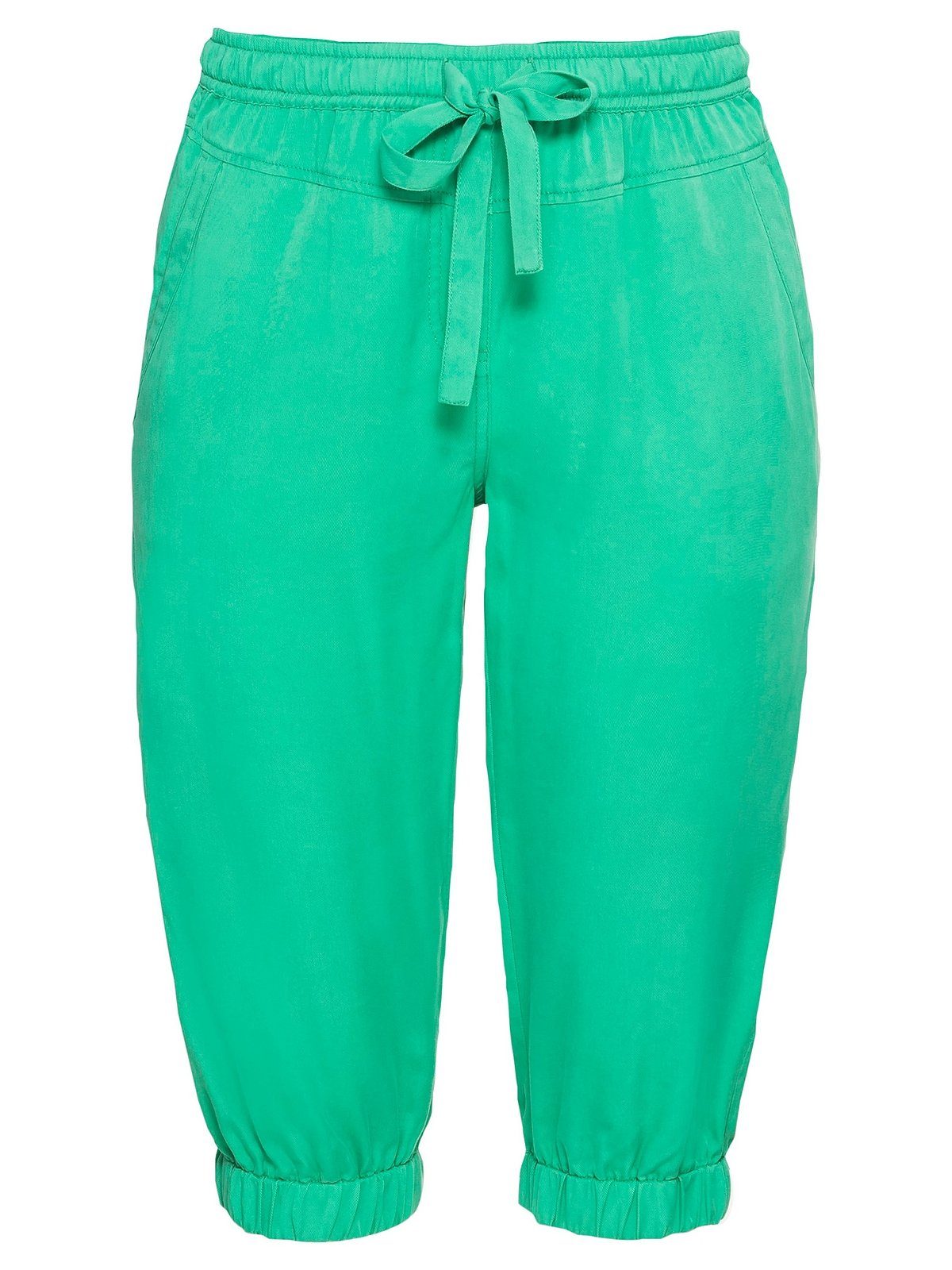 Damen Hosen Sheego Caprihose Joggpants aus pflegeleichter Lyocell-Qualität
