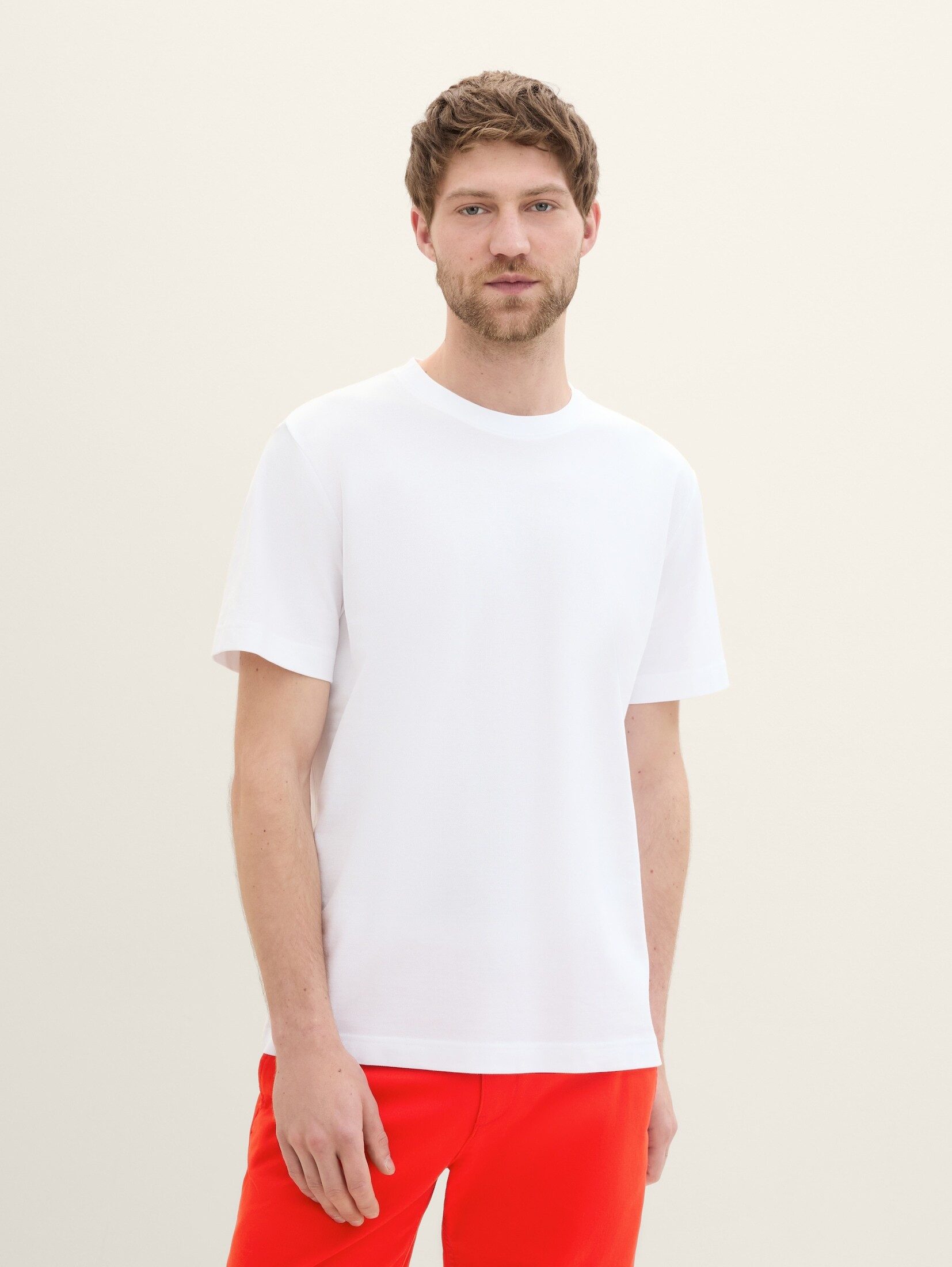 Tom Tailor Herren T-Shirt PIQUE - Regular Fit günstig online kaufen
