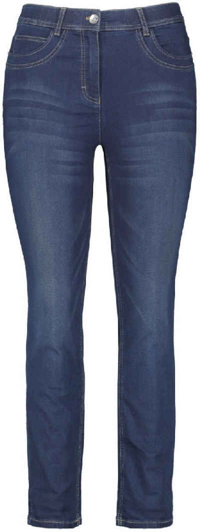 Samoon Slim-fit-Jeans Mid Waist