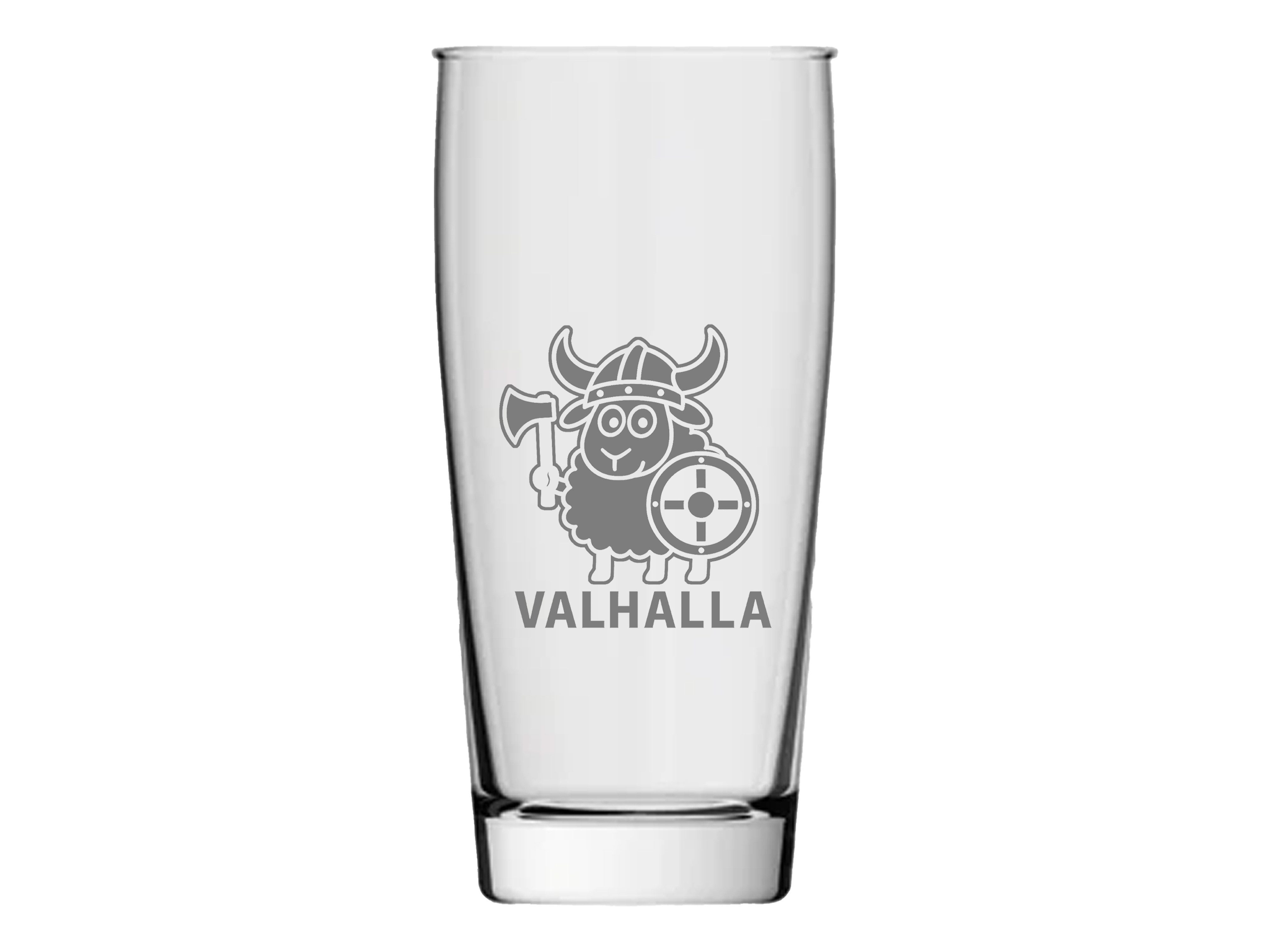 Valhalla Bierglas Valhalla Bierglas Gravur Wikinger 500ml – Ideal für gesellige Abende, 1-tlg., Glas, Atemberaubende Darstellung