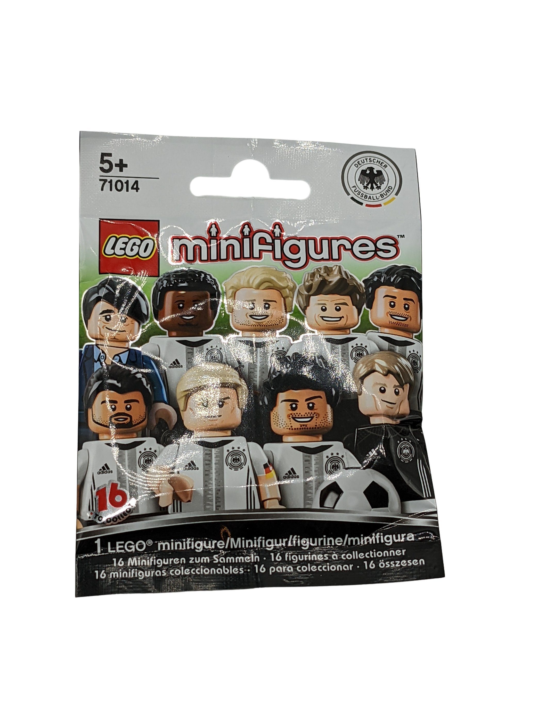 LEGO® Spielbausteine LEGO® DFB Minifiguren Fussball Nationalmannschaft - 71014 NEU! Tüte 1x, (Creativ-Set, 1 St), Made in Europe