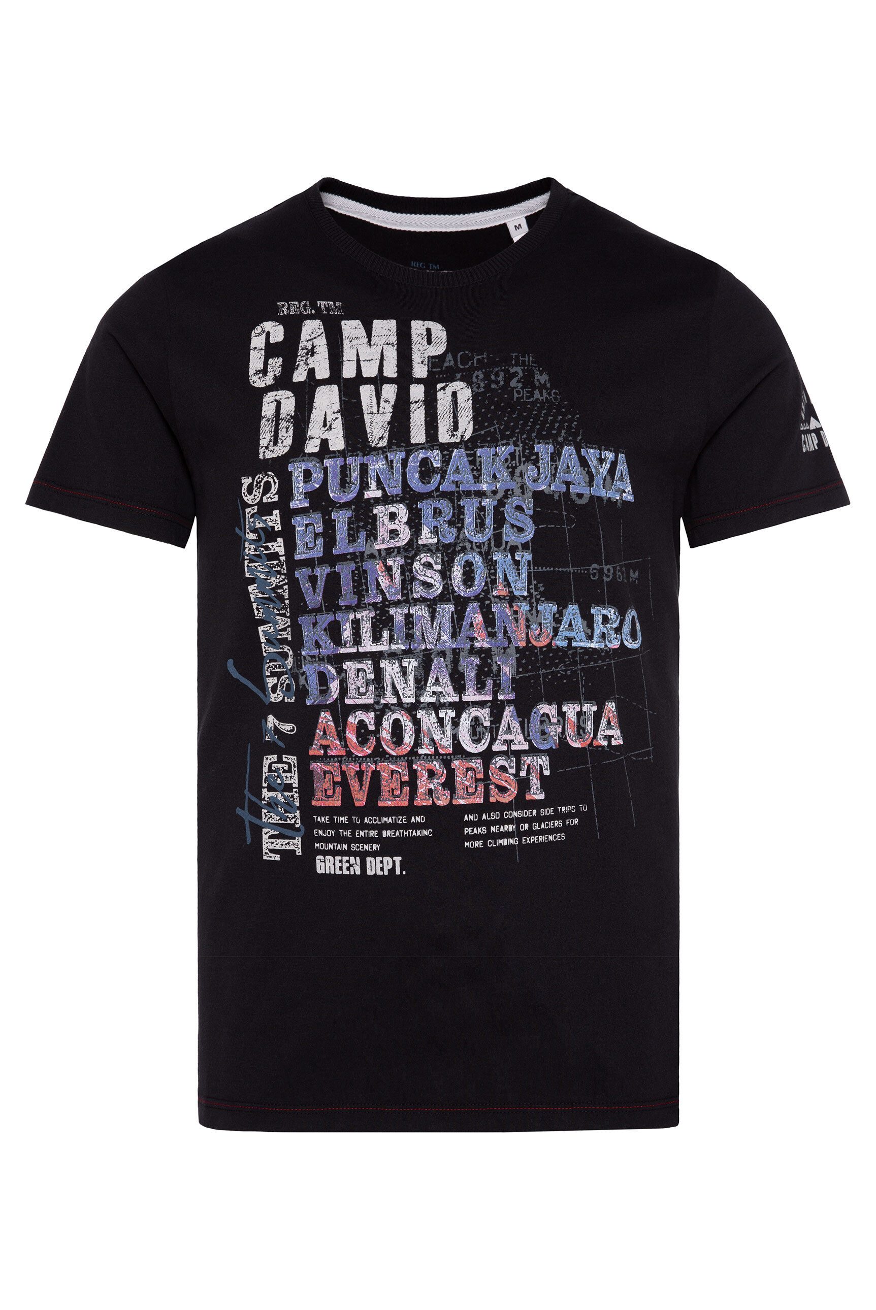CAMP DAVID Rundhalsshirt mit Necktape günstig online kaufen