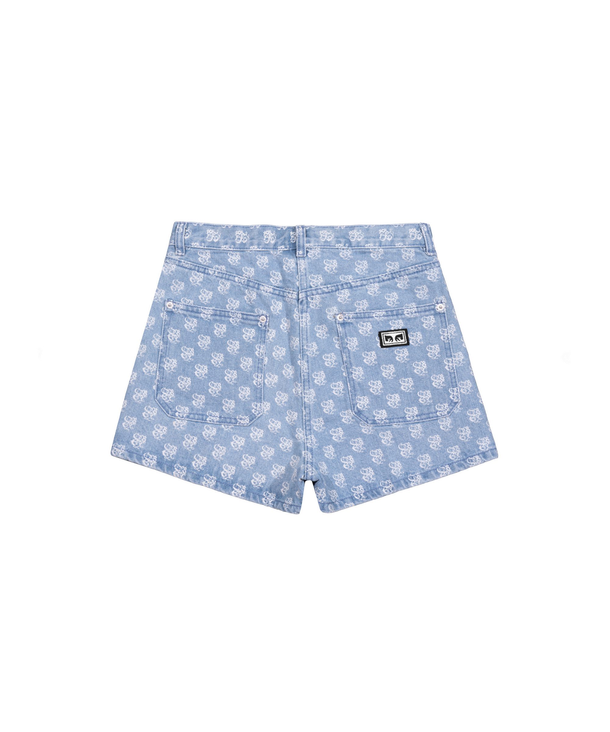 OBEY Jogginghose Obey Clash denim Short Damen Shorts Damen
