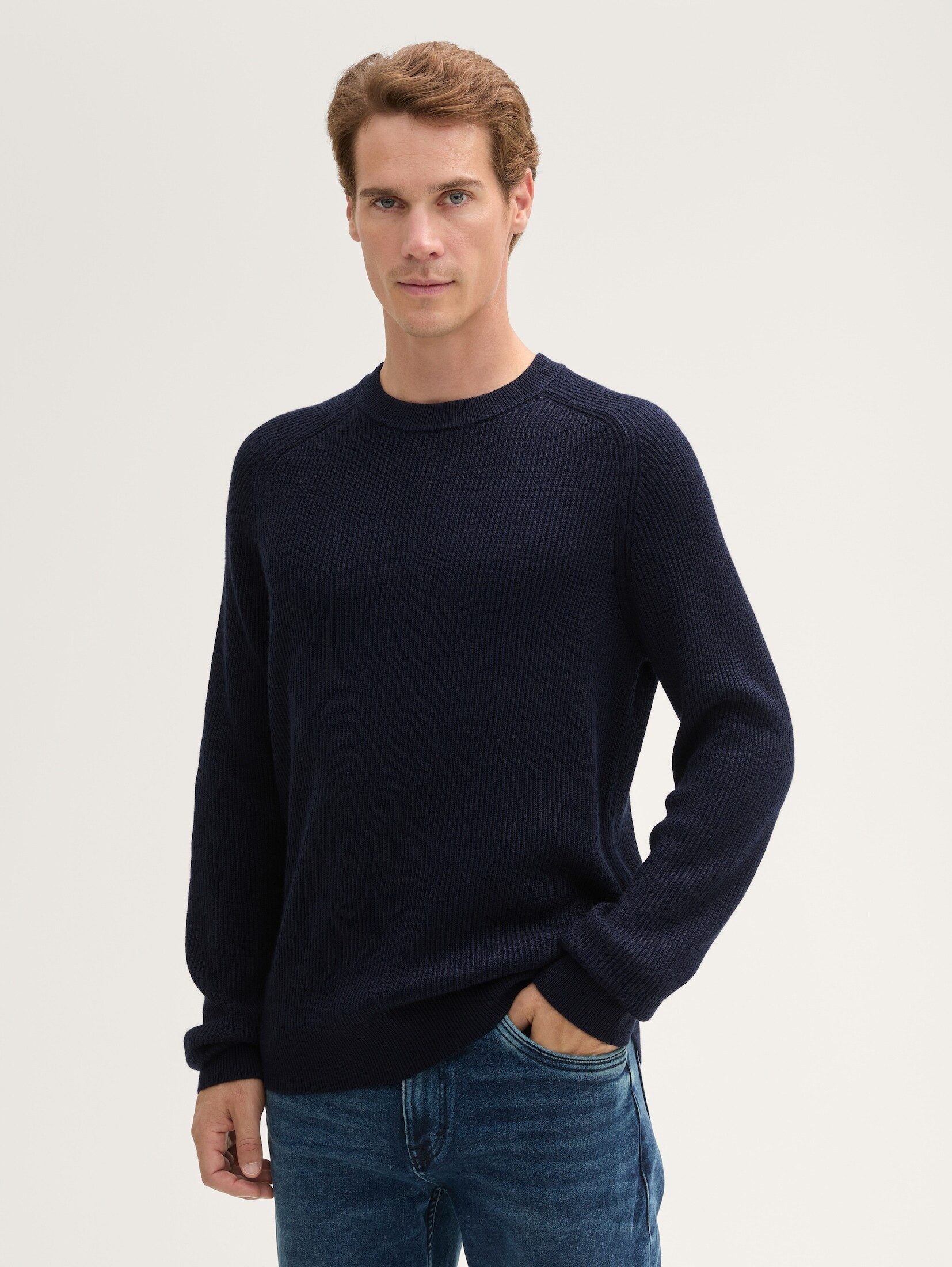 Strickpullover Comfort Wool - Pullover mit Struktur