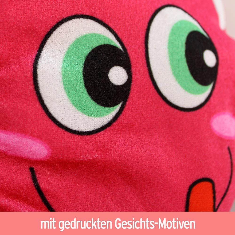Plüschfigur Plüsch Bierkrug mit lustigem Gesicht günstig online kaufen