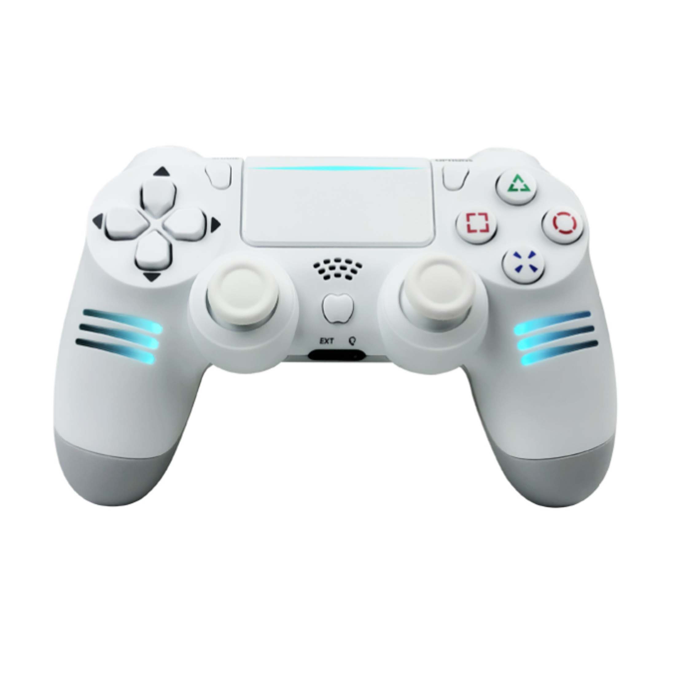 Tadow P4-Controller, sieben farbige Lichter, Bluetooth, doppelte Vibration Controller (Unterstützung für PS4-Spielkonsolen)