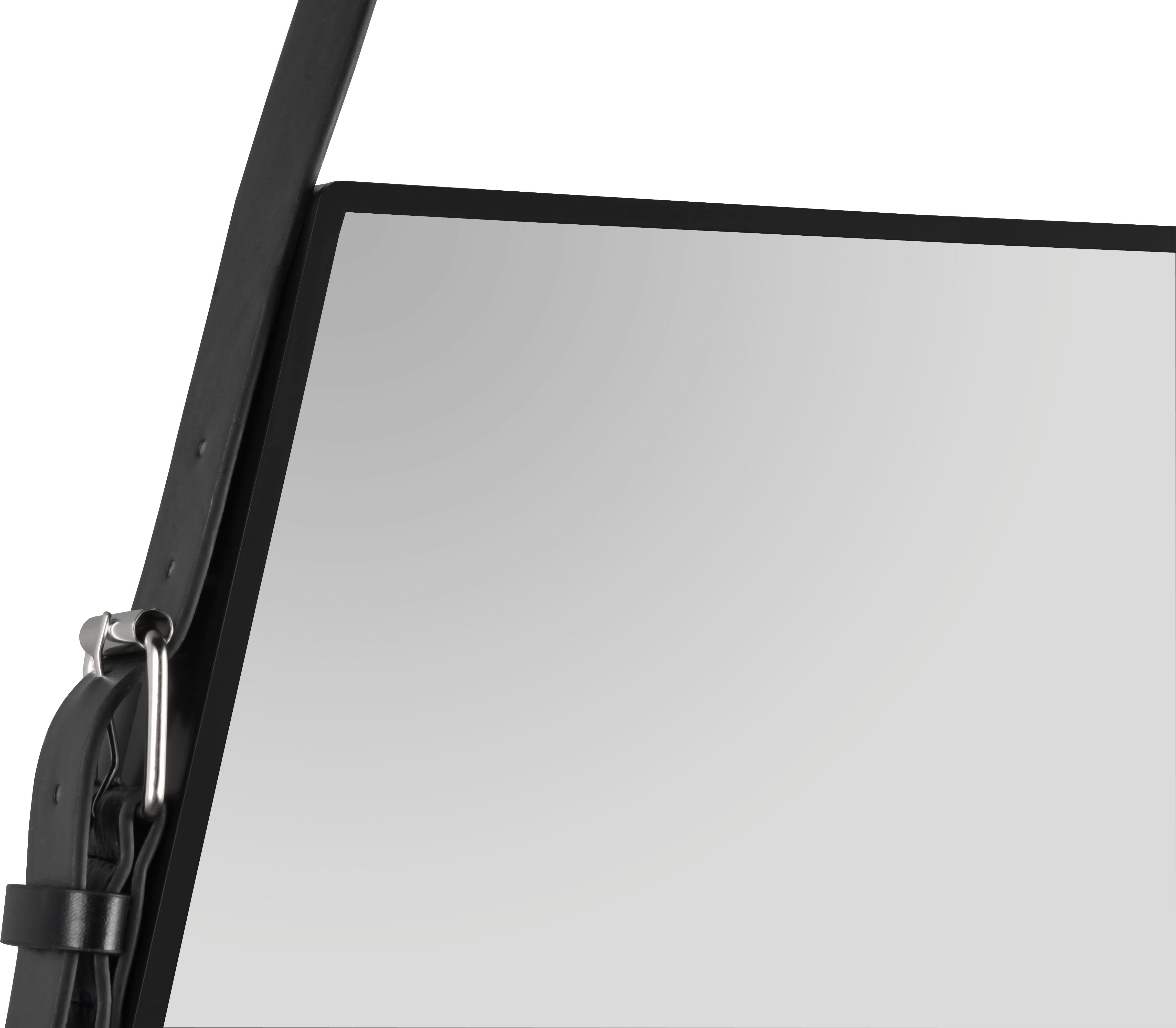 MIRRORS AND MORE Dekospiegel Emmi (1-St), sechseckige Form, dekoratives Lederband