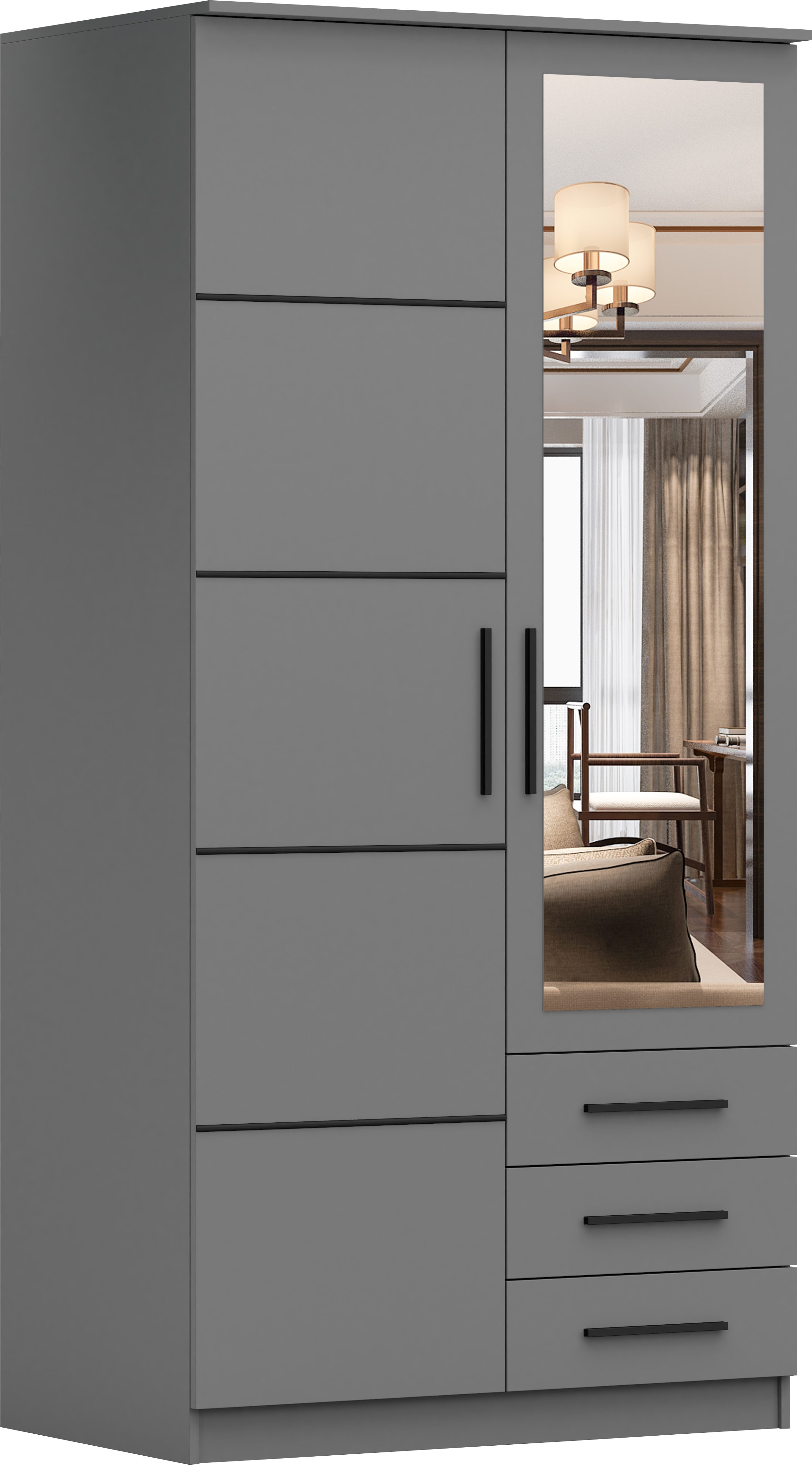 MOEBLO Drehtürenschrank ANTIS I 2D (Kleiderschrank günstig online kaufen