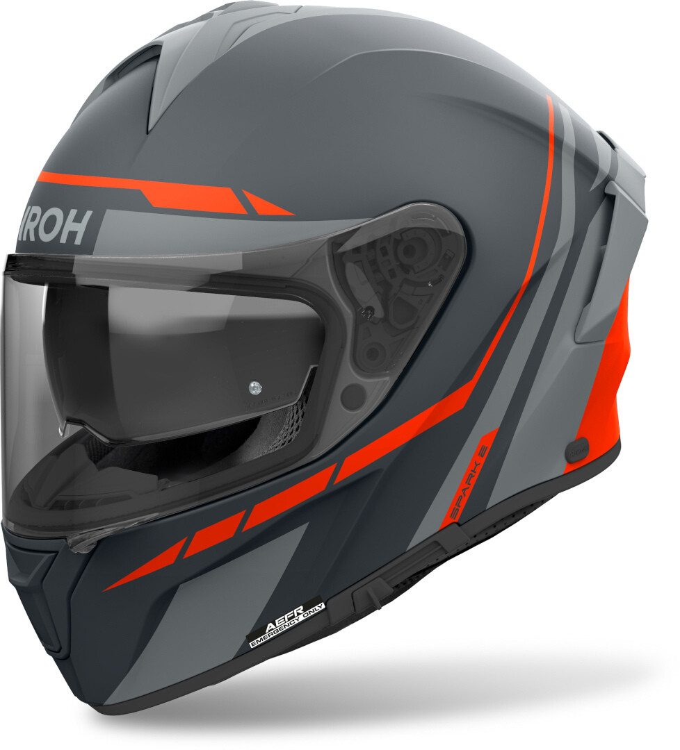 Airoh Motorradhelm Spark 2 Spinner Helm, Bluetooth Visier