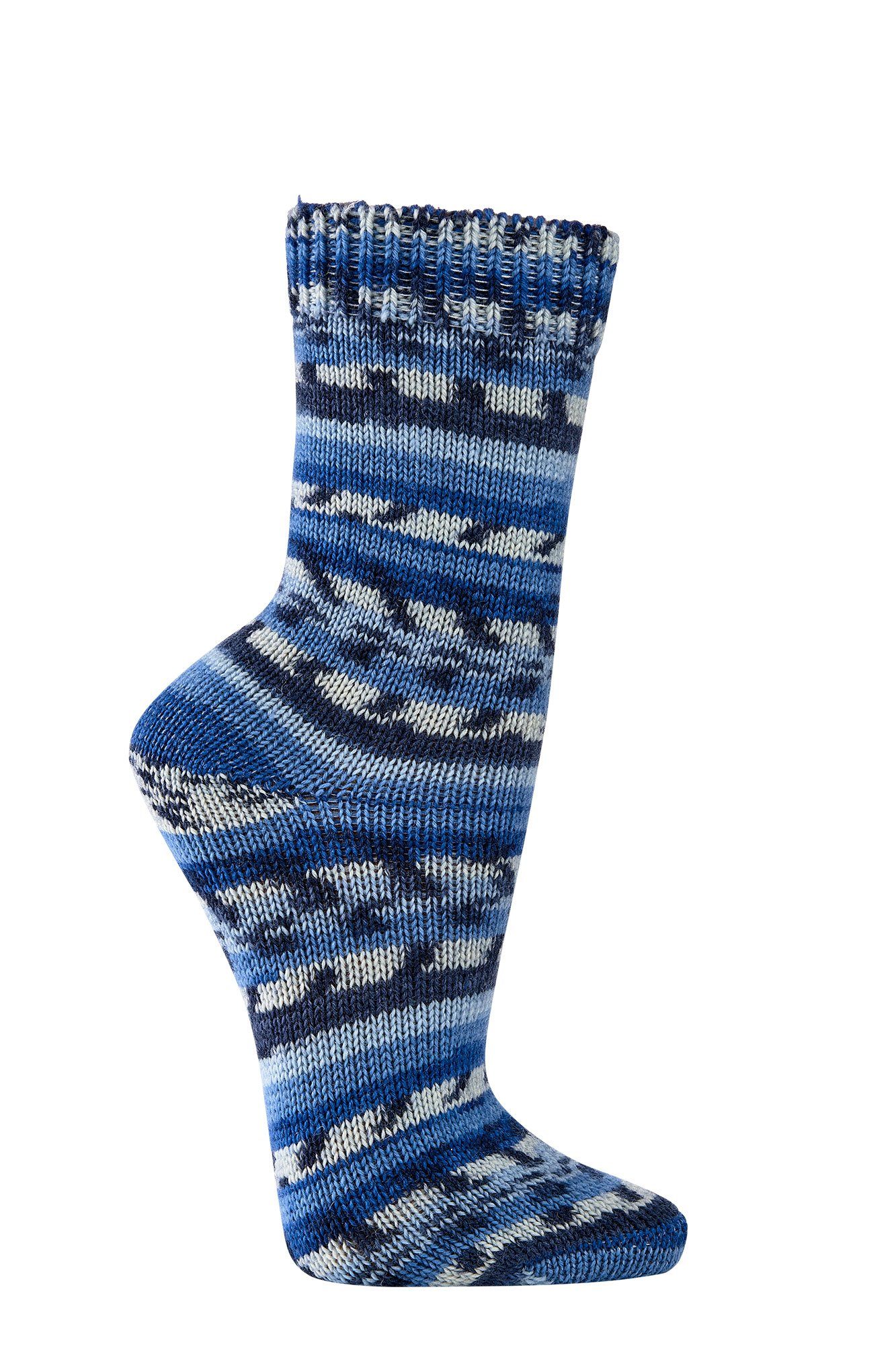 Wowerat Шкарпетки Wollsocken mit 70% Wolle viele schöne Farben wie von Oma gestrickt (2 Paar) Farbverlaufgarn