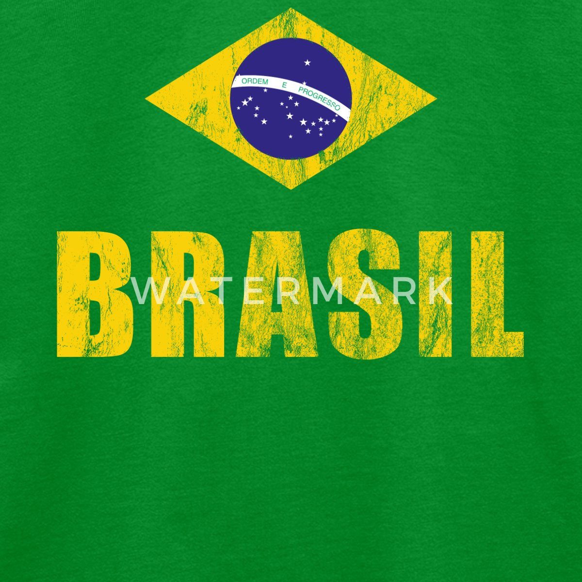 Spreadshirt T-Shirt Brasilien Fußball Retro Kinder Premium T-Shirt (1-tlg)