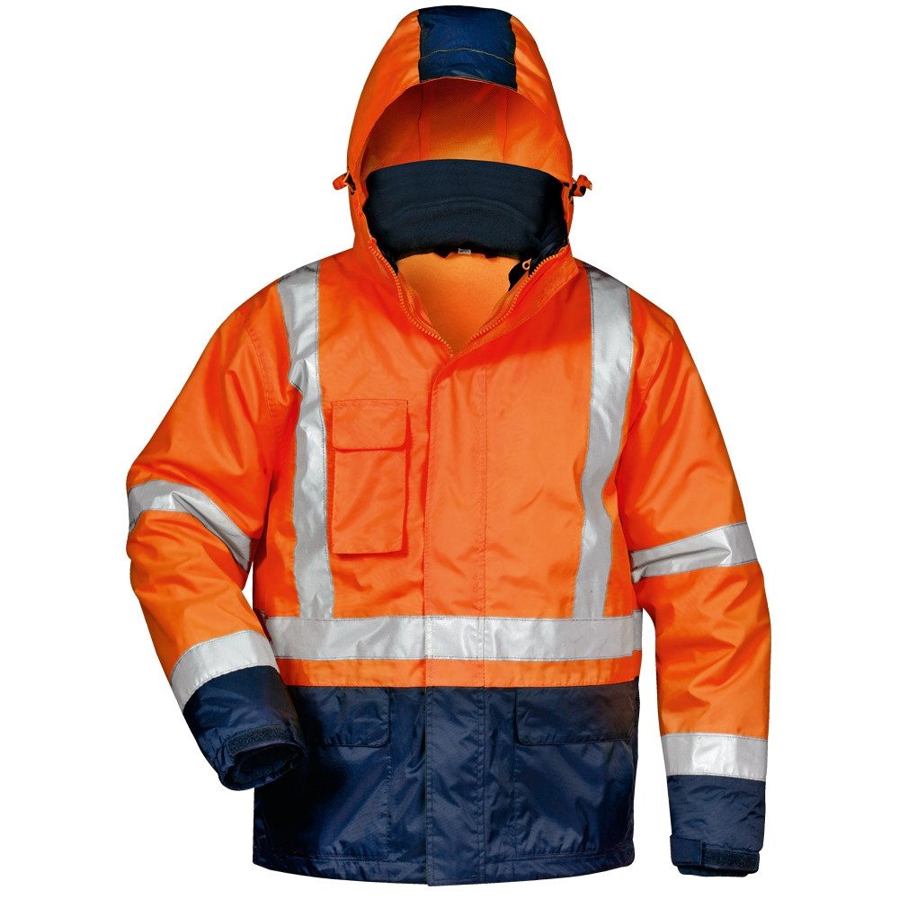 Safestyle Schutzjacke UDO 3in1 Warnschutzjacke Orange/Marine SAFESTYLE®, EN ISO 20471/3, 23