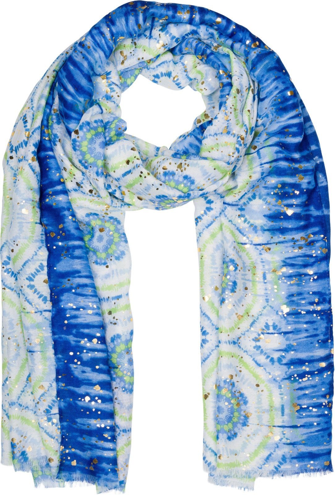 styleBREAKER Modeschal Schal mit Batik Muster günstig online kaufen